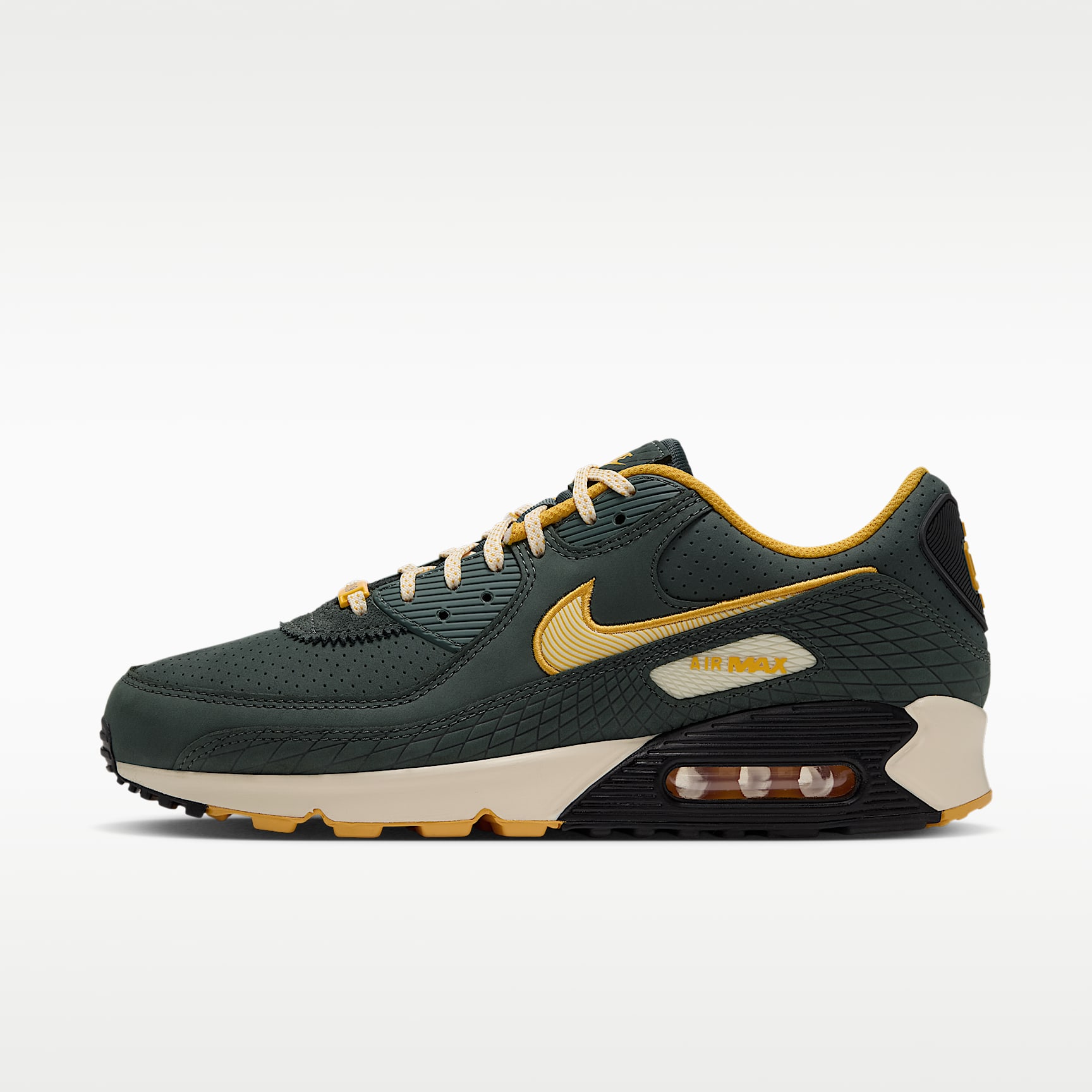 Nike Air Max 90 (Green Bay Packers) Men's NFL Shoes