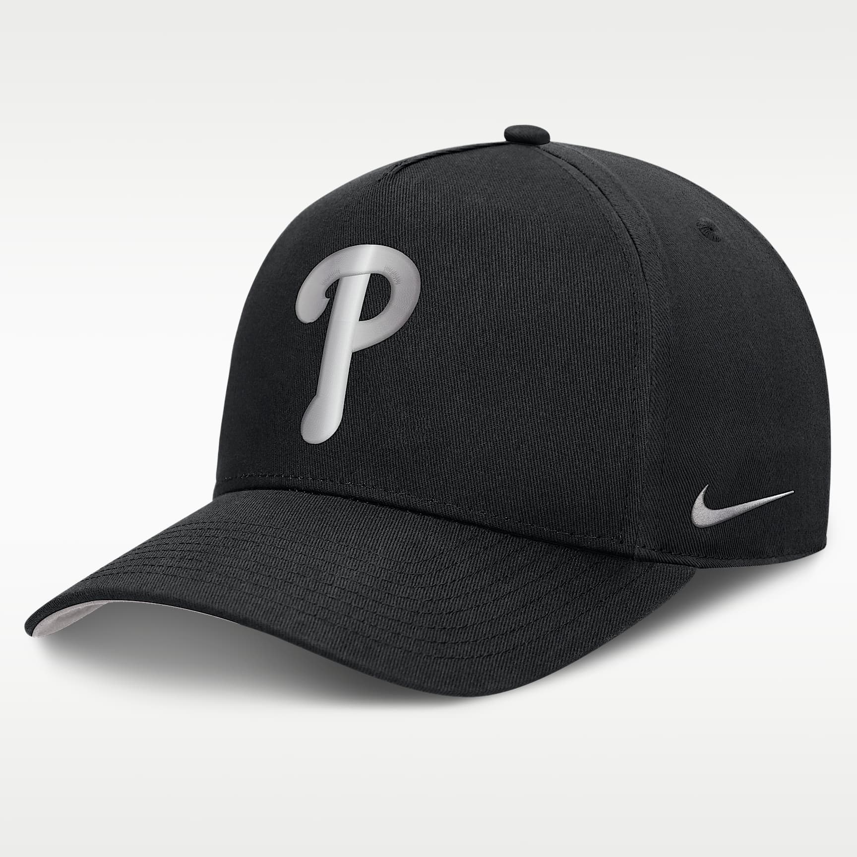 Gorra de rejilla Nike Dri-FIT de la MLB ajustable y con estructura A-Frame para hombre Philadelphia Phillies Rise