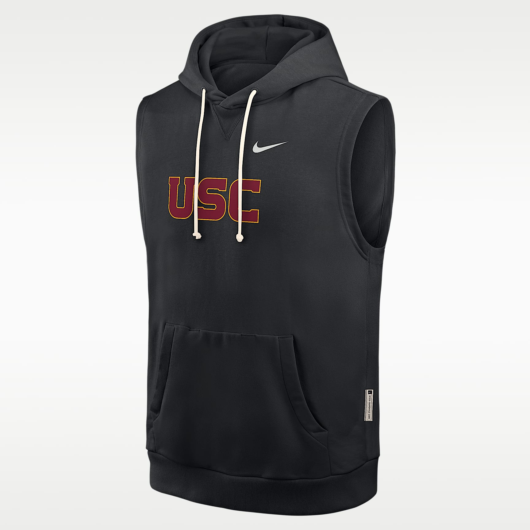 Sudadera con gorro sin cierre sin mangas universitaria Nike Dri-FIT para hombre USC Sideline