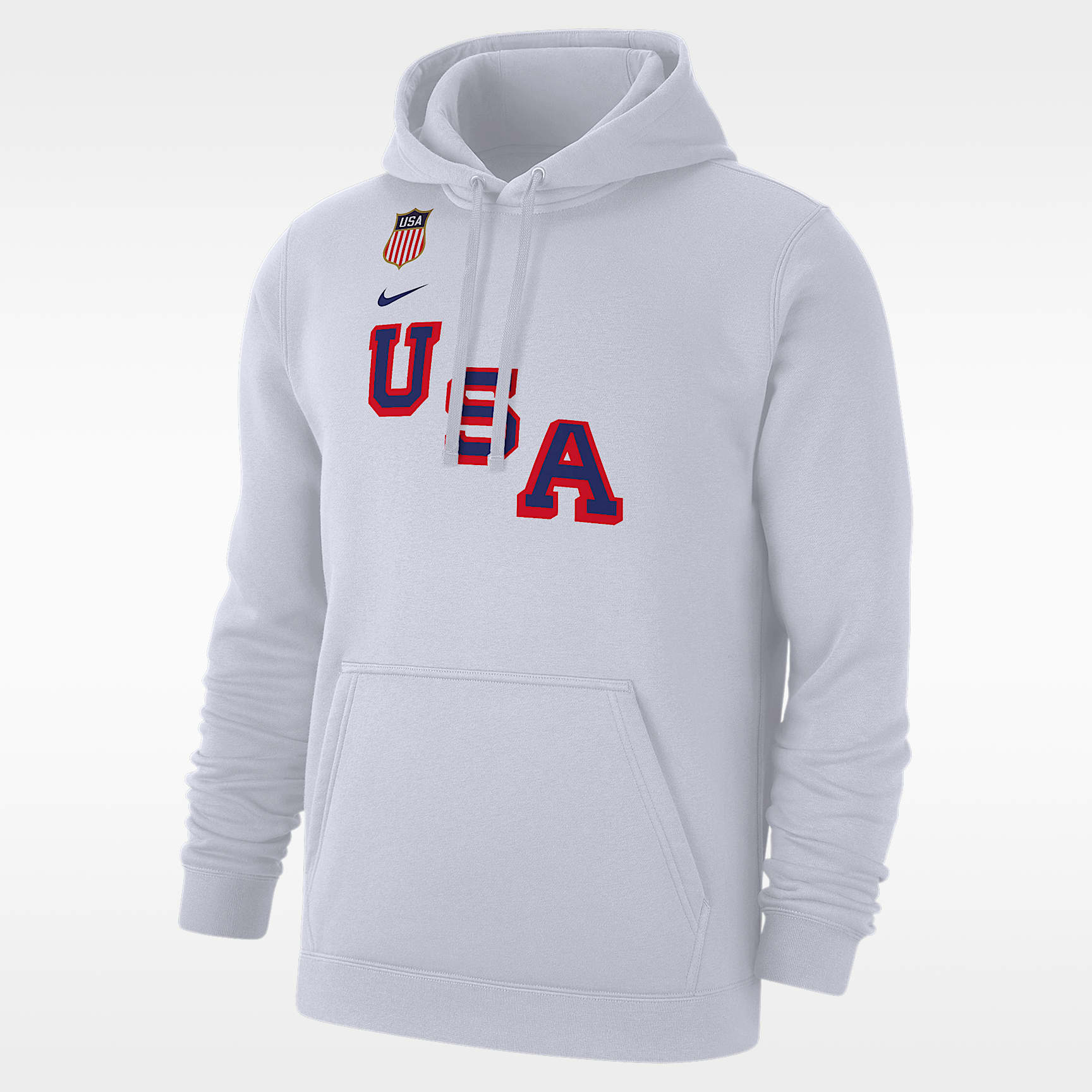 Auston Matthews "Team USA" Nike Club Fleece Men's Hockey Pullover Hoodie