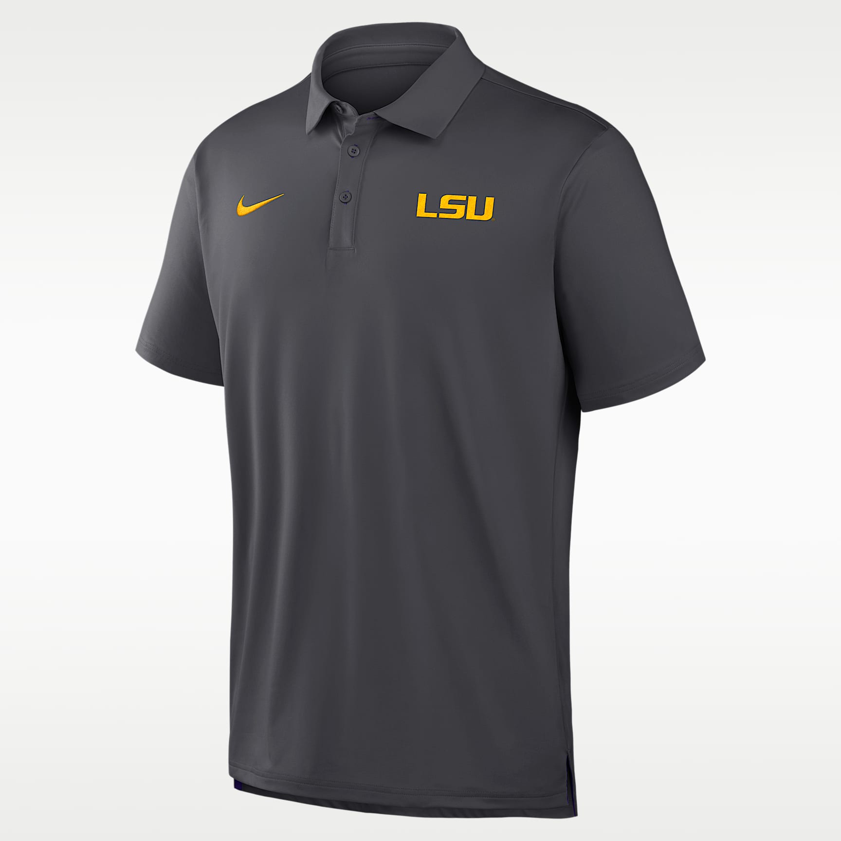 Polo universitaria Nike Dri-FIT para hombre LSU Tour