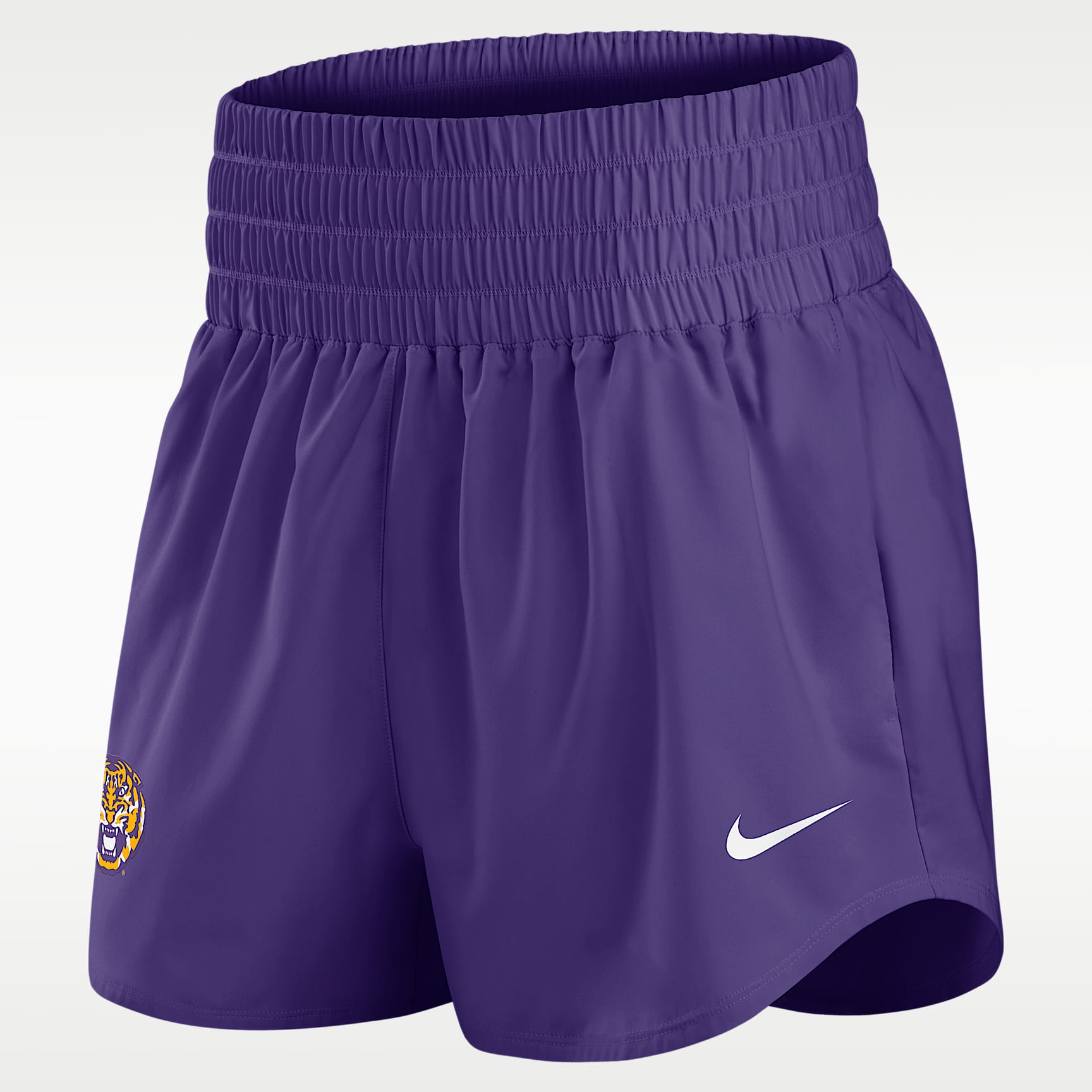 LSU Primary Logo One Women's Nike Dri-FIT College Shorts