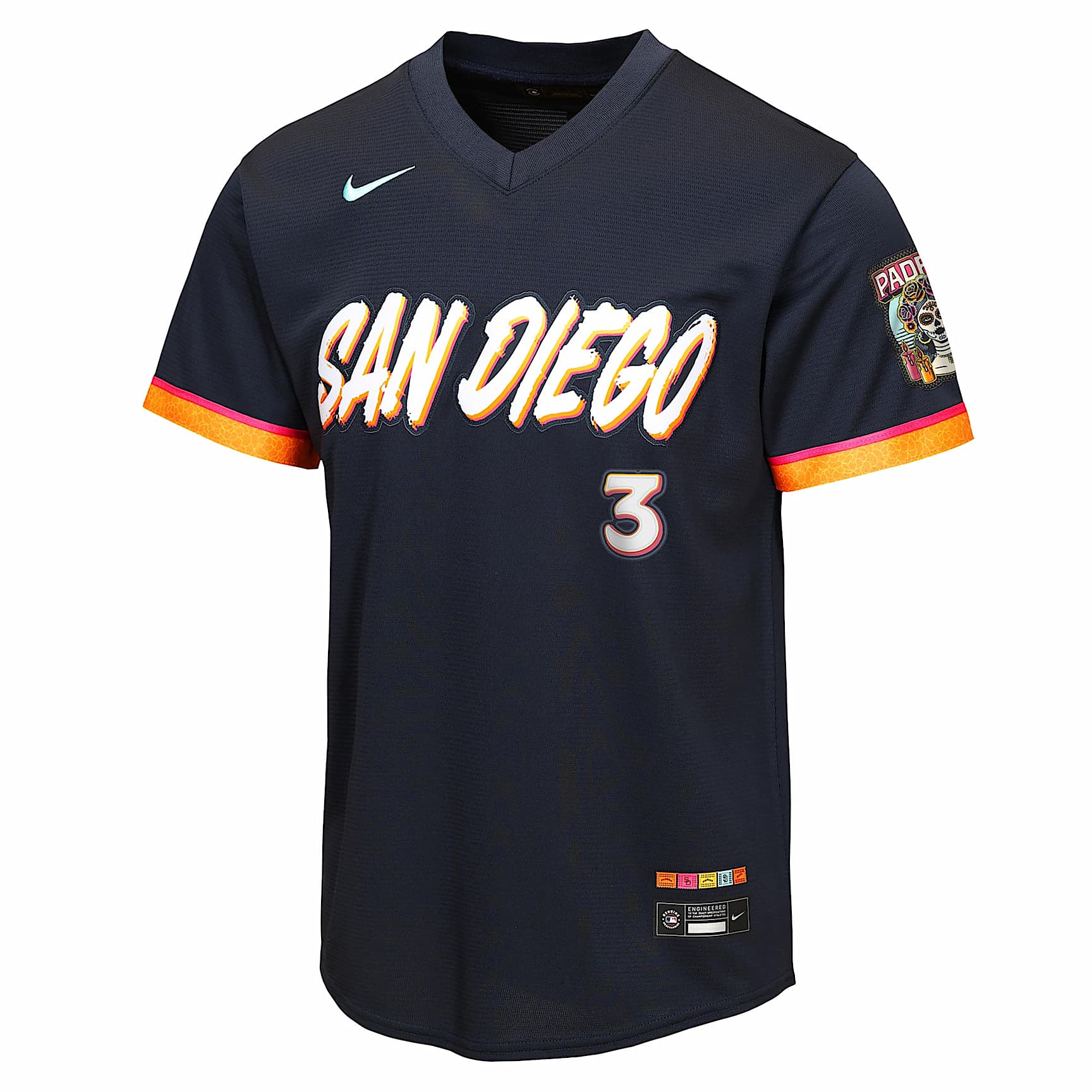 Jackson Merrill San Diego Padres City Connect Big Kid's Nike MLB Stadium Jersey