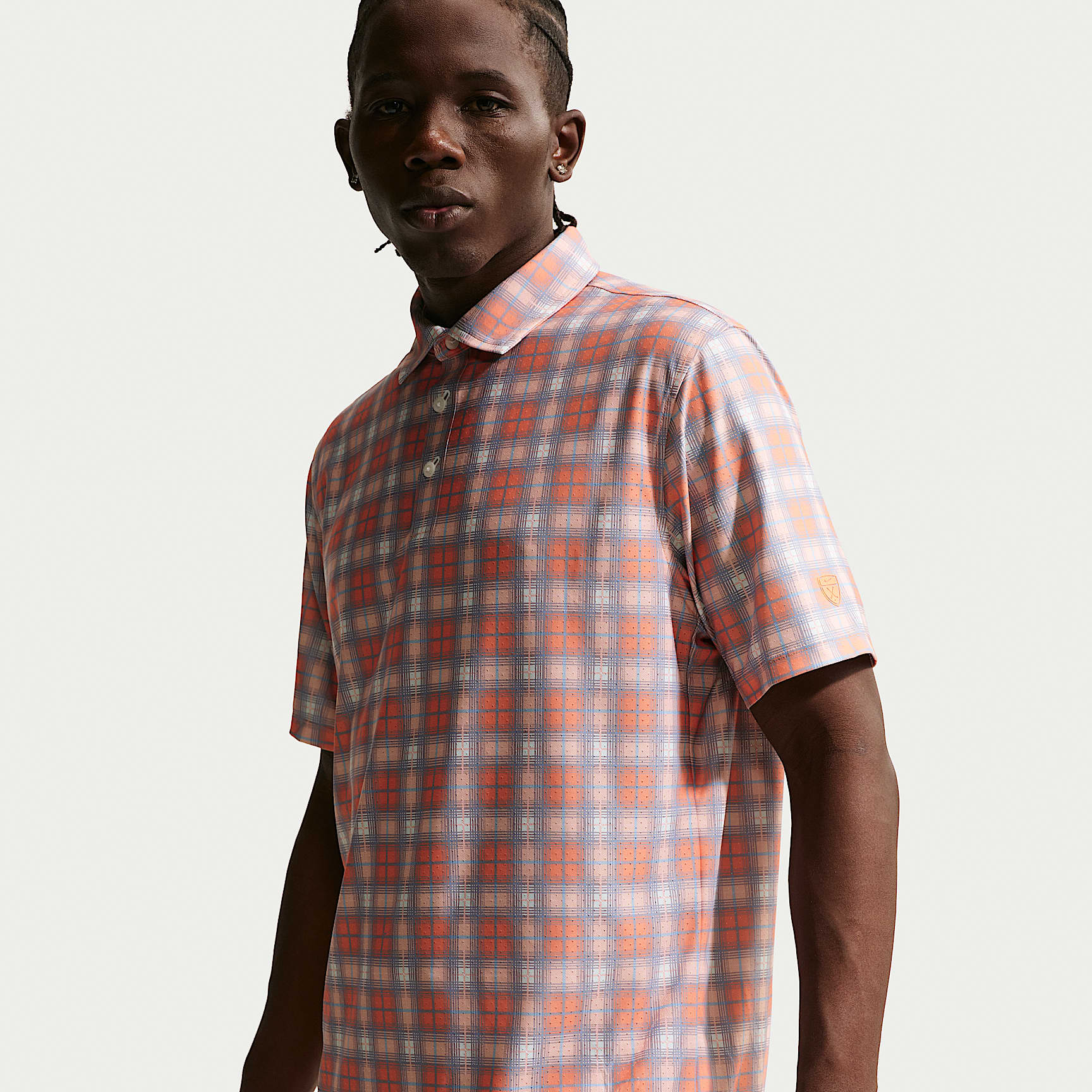 Polo da golf Dri-FIT Nike Tailored Performance Tartan – Uomo