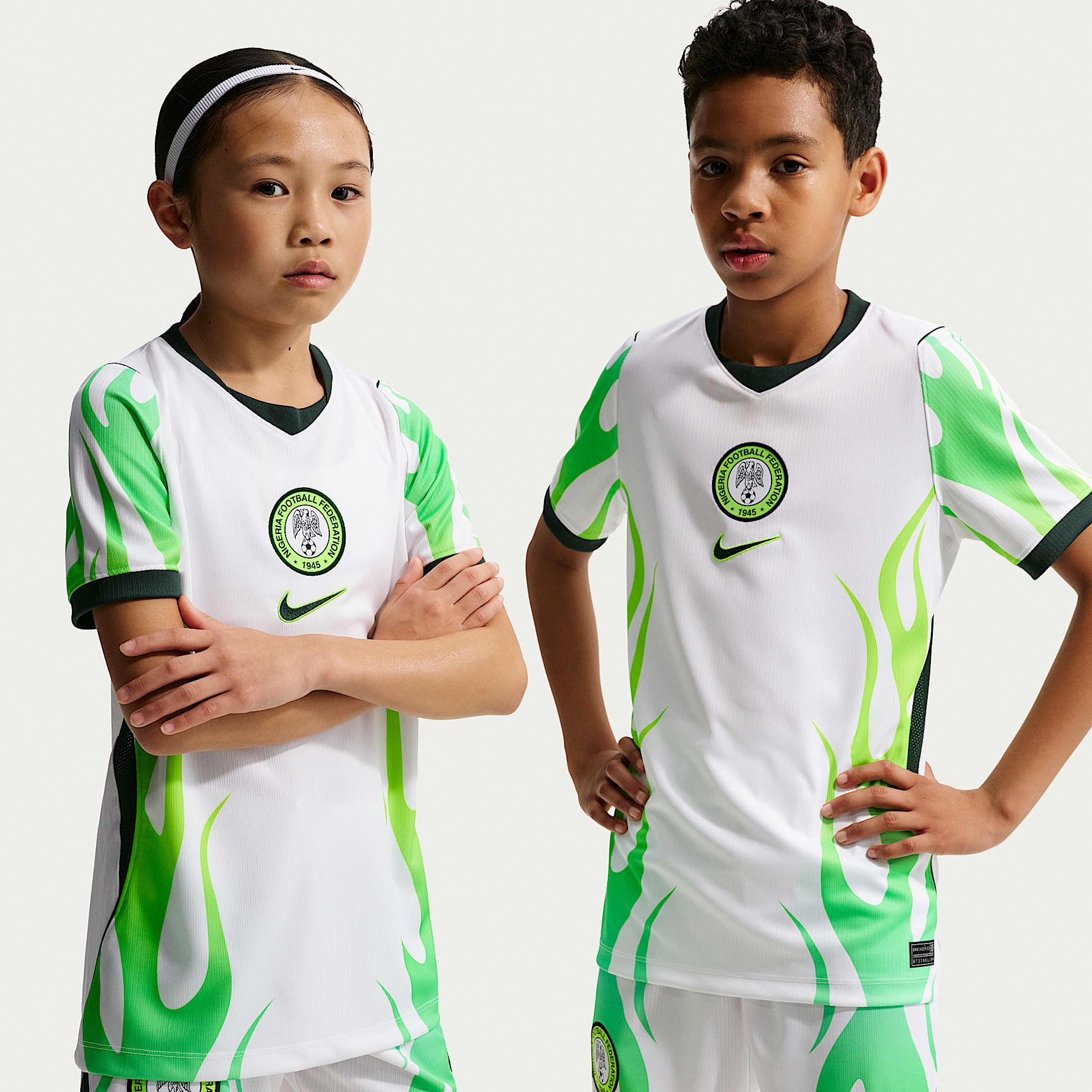 Jersey de fútbol Nike Dri-FIT Replica de Nigeria visitante 2026 Stadium para niños talla grande