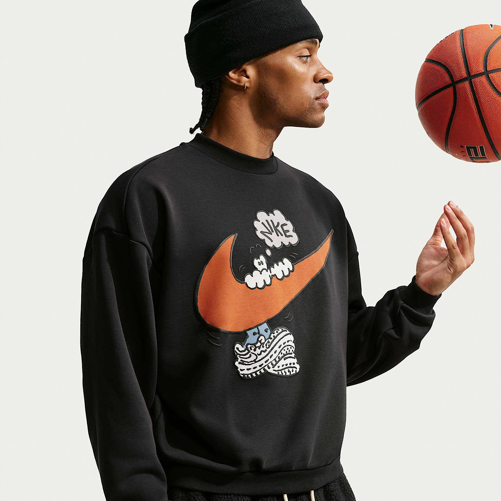 Nike Standard Issue Men's French Terry Basketball Crew