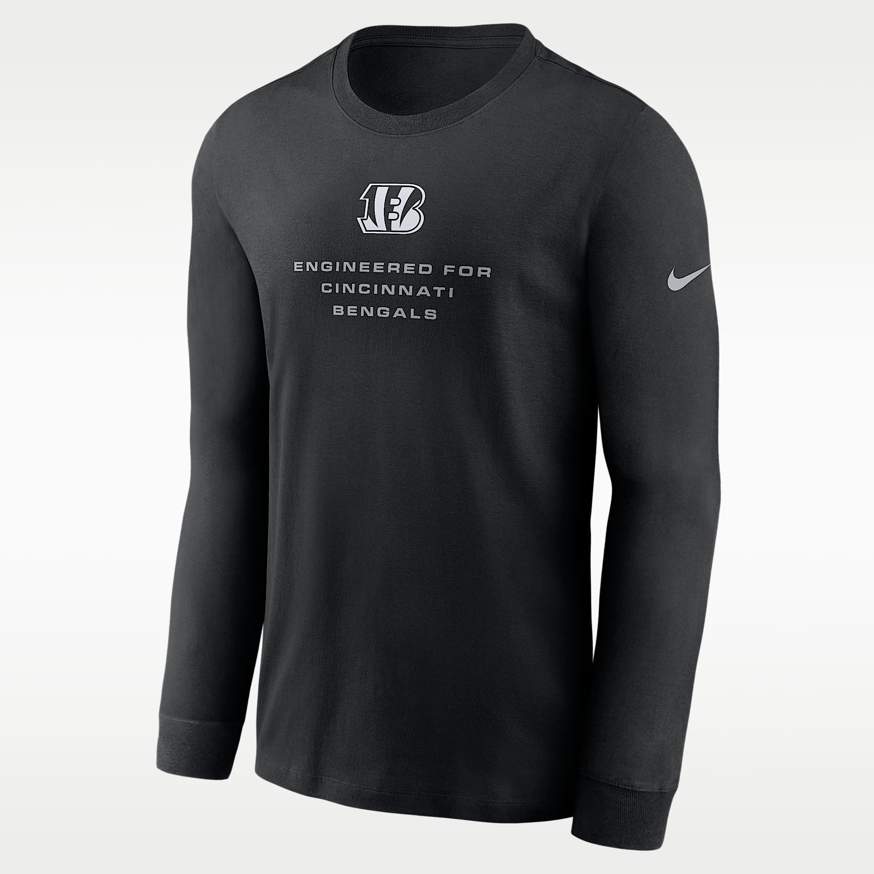 Cincinnati Bengals Team Issue Men's Nike Dri-FIT NFL Long-Sleeve T-Shirt