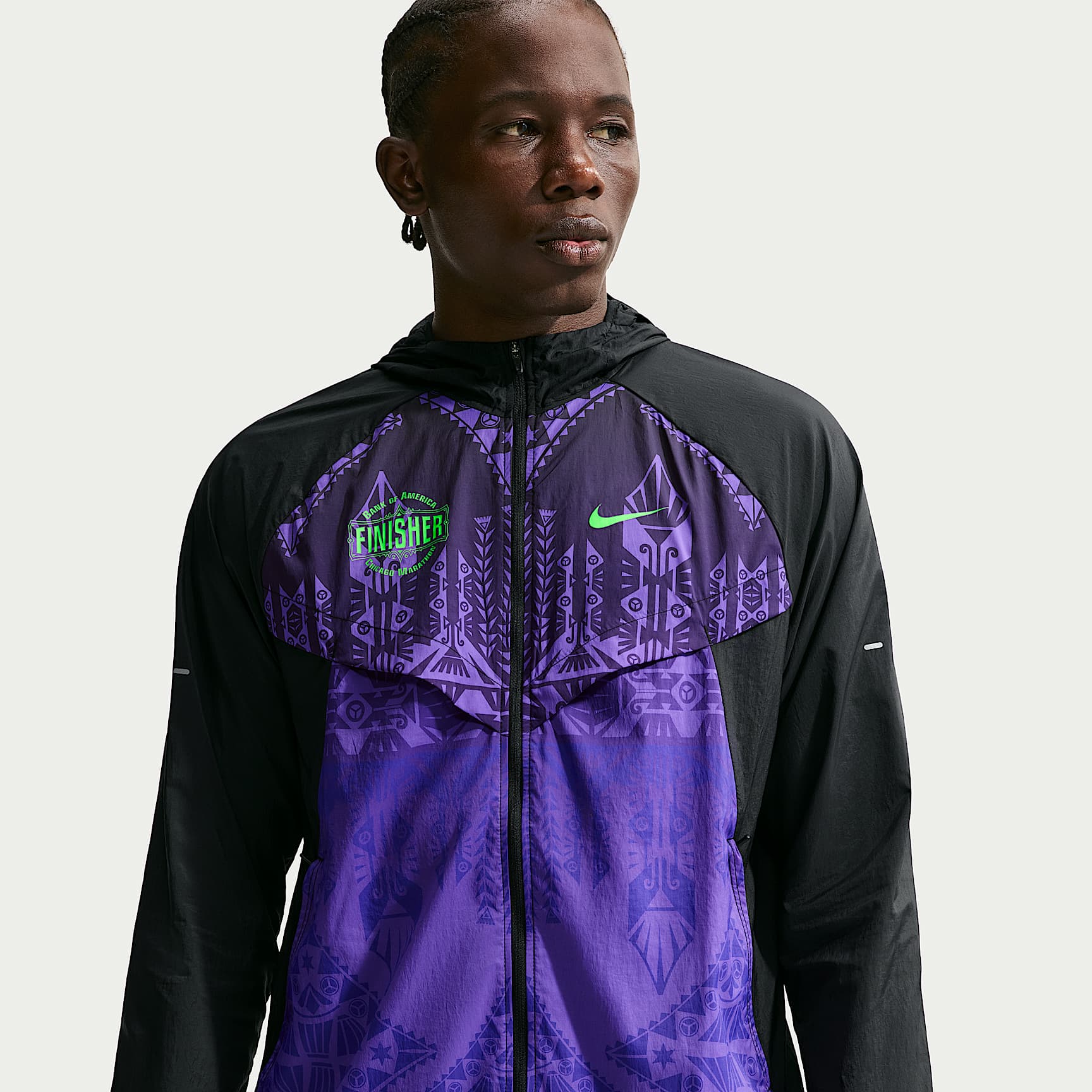 Chamarra de correr Repel con protección contra los rayos UV Nike Stride