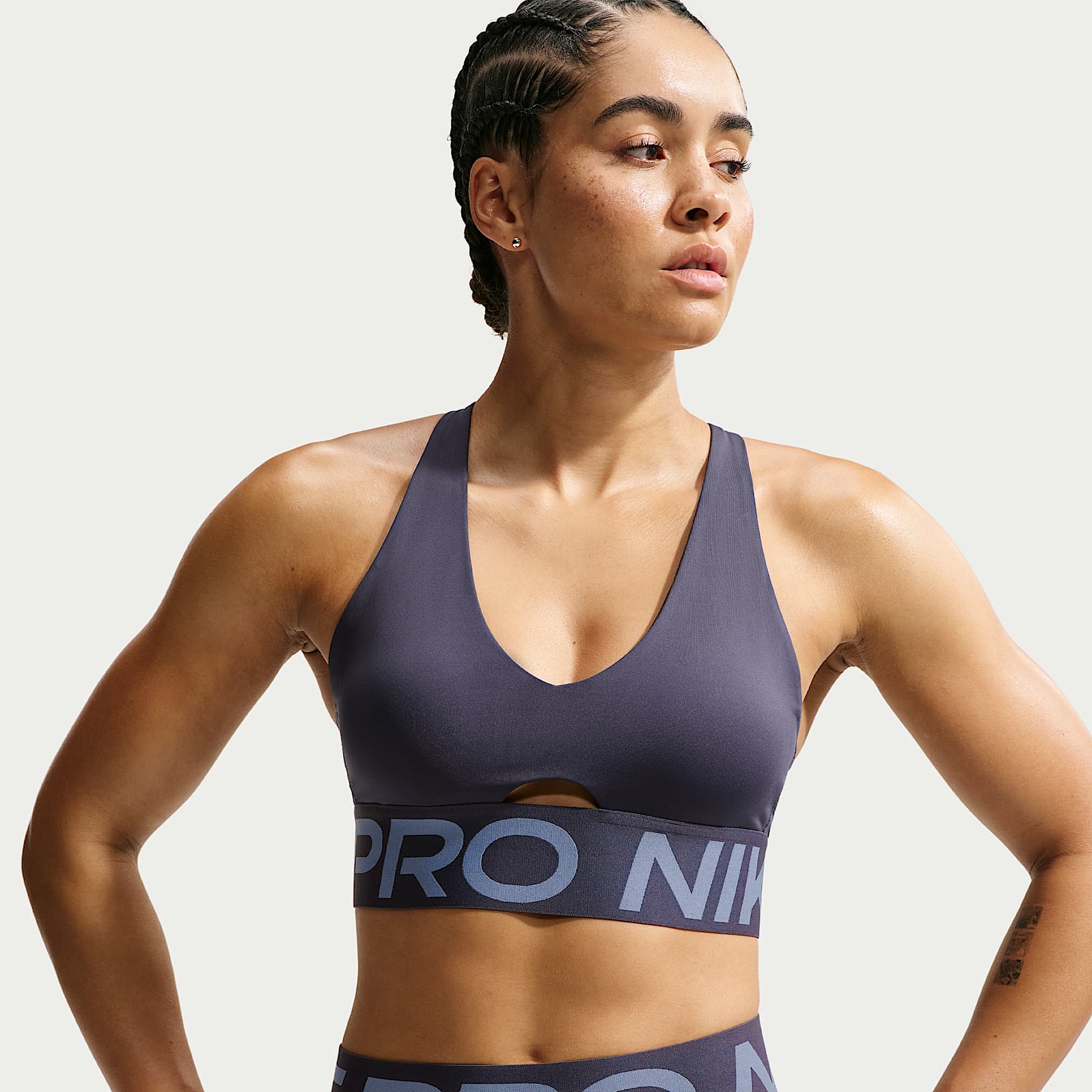 Bra deportivo con almohadillas de media sujeción para mujer Nike Pro Sculpt