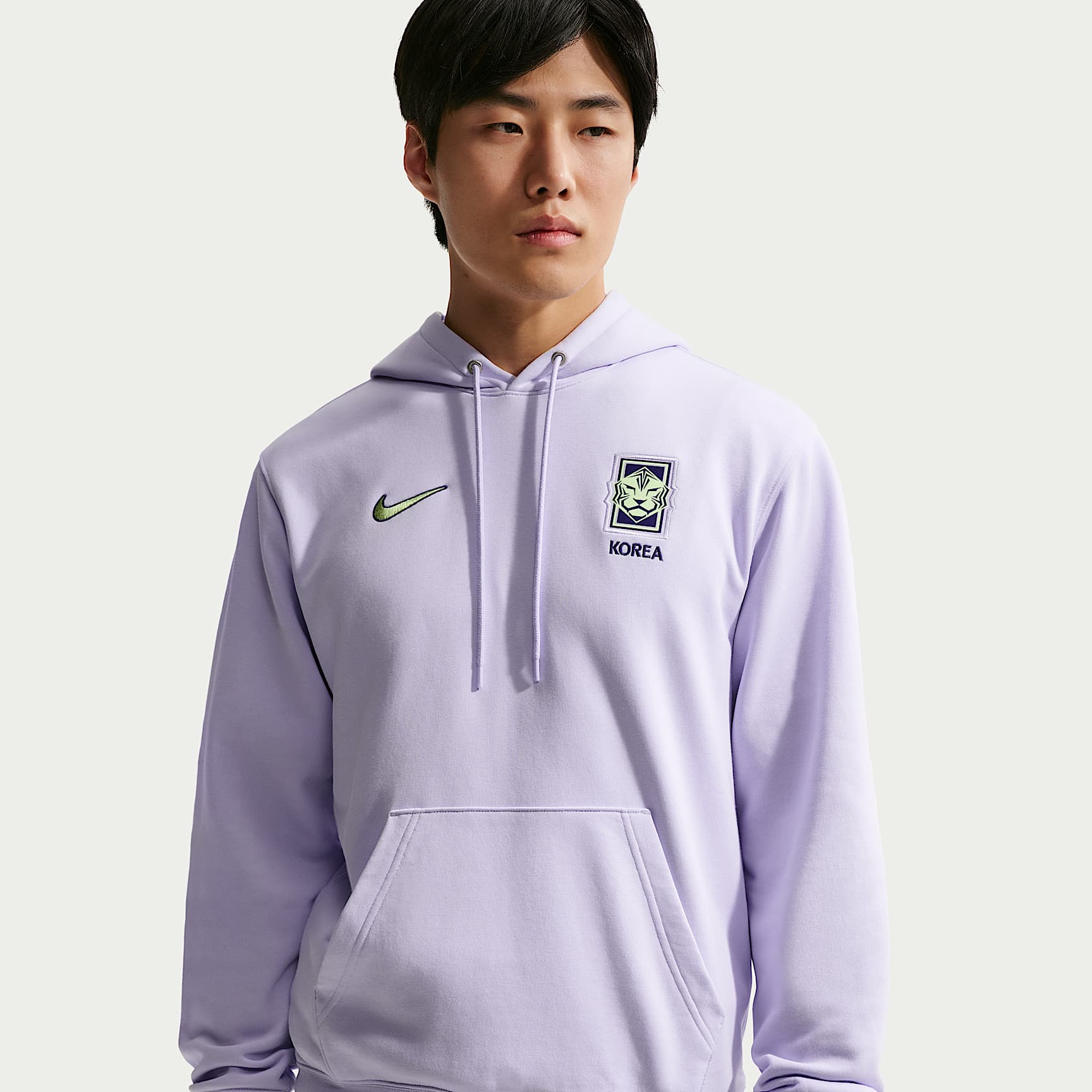 대한민국 클럽 남성 나이키 축구 프렌치 테리 풀오버 후디