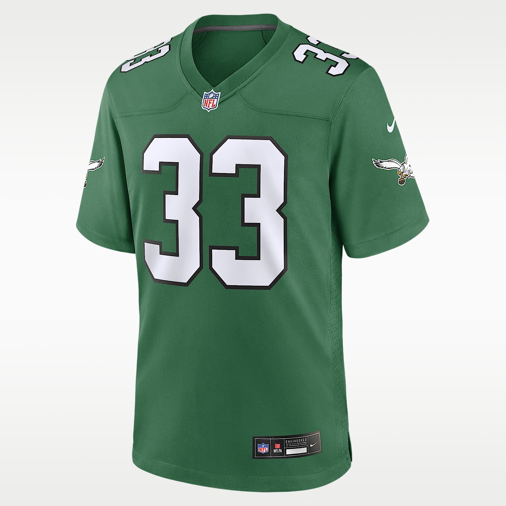 Jersey Nike de la NFL Game para hombre Cooper DeJean Philadelphia Eagles