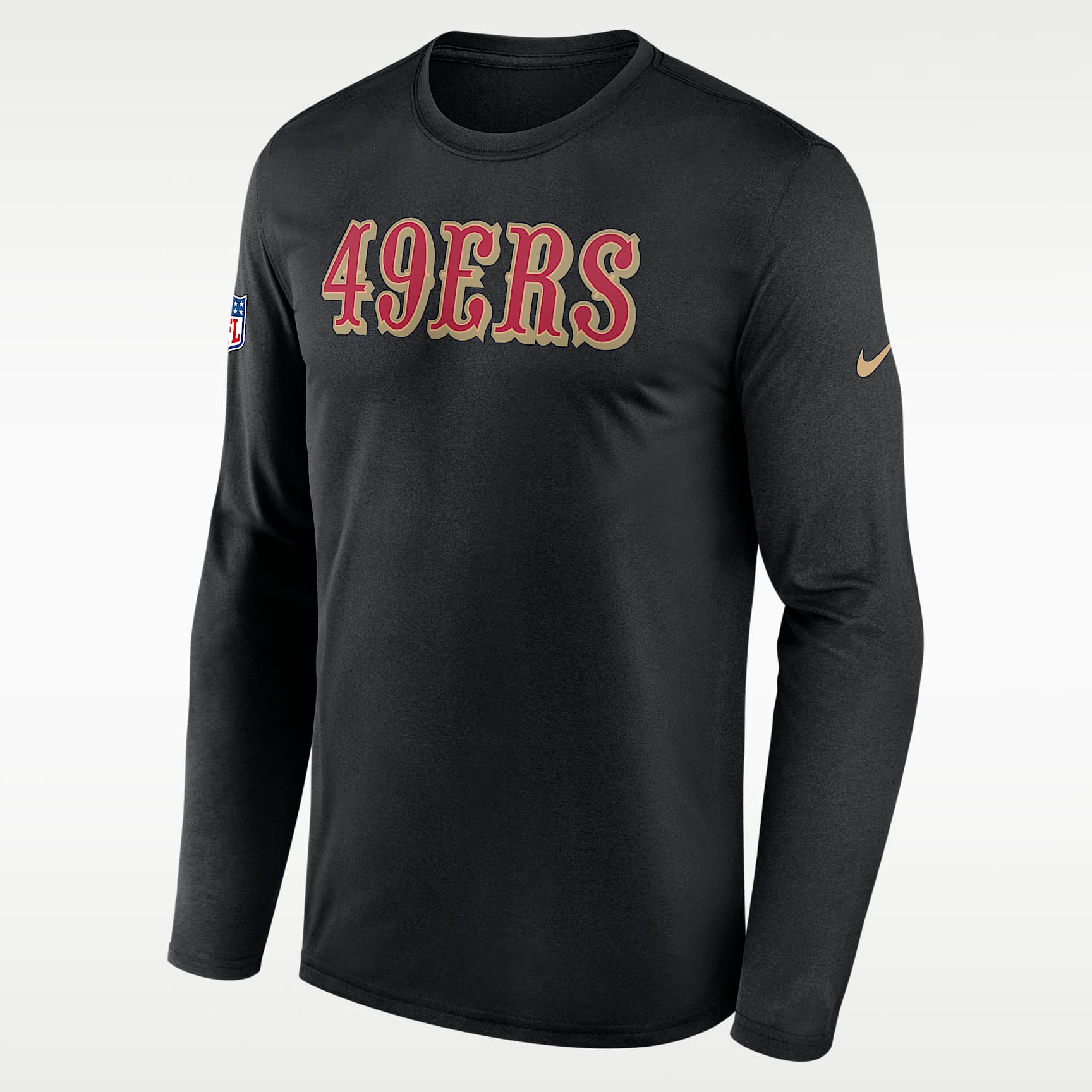 Playera de manga larga Nike Dri-FIT de la NFL para hombre San Francisco 49ers Rivalries Collection Sideline Legend
