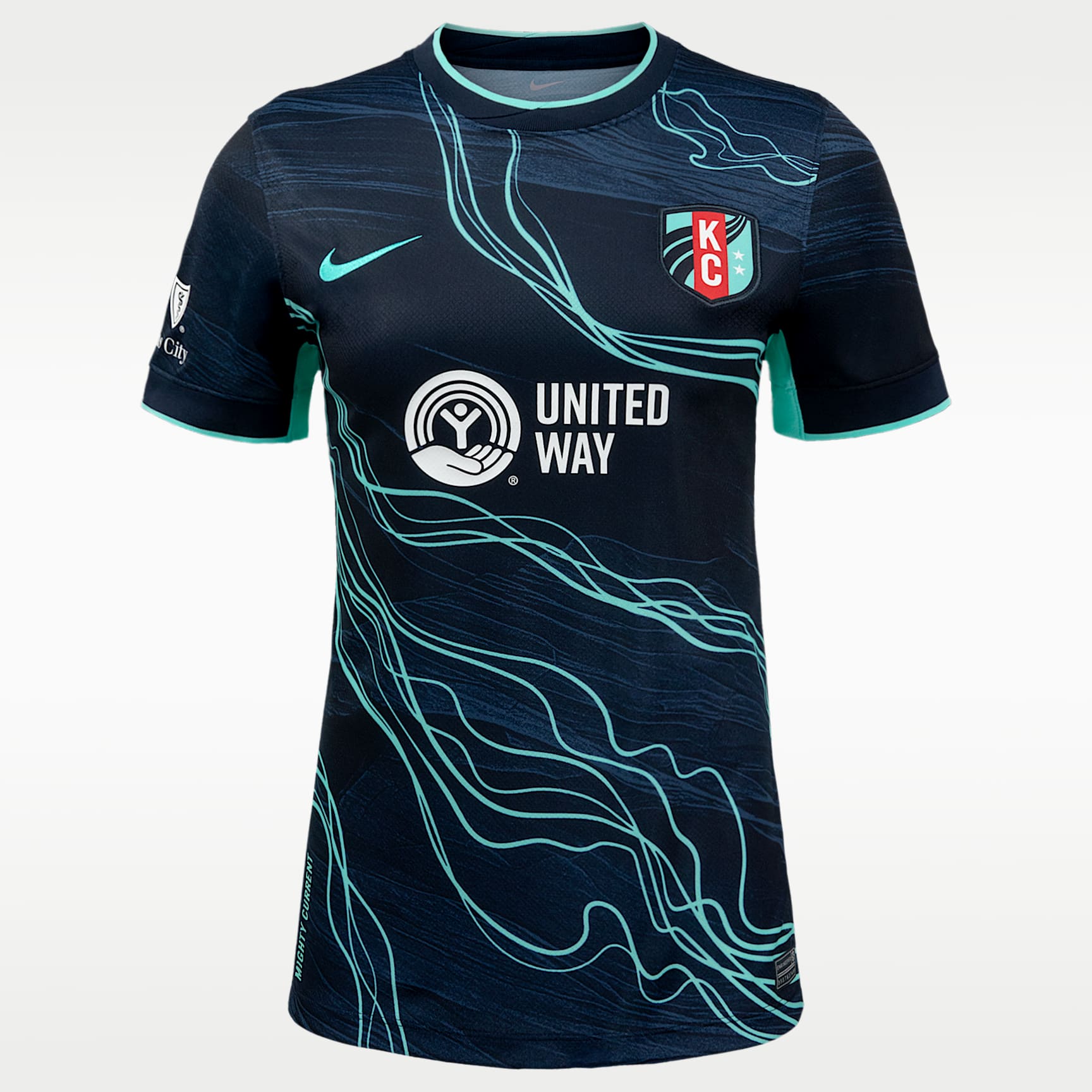 Kansas City Current Stadium Away Women's Nike Dri-FIT NWSL Replica Jersey