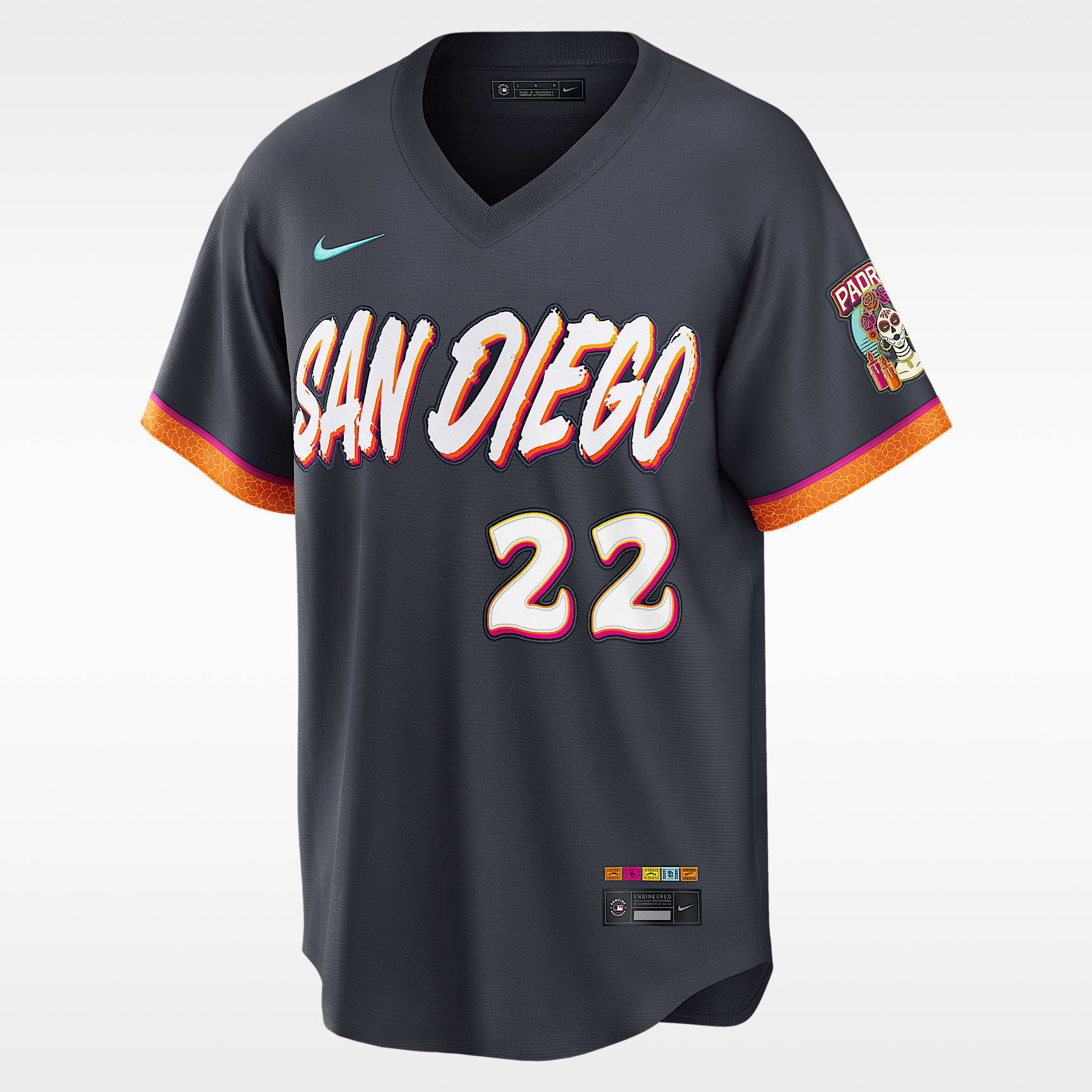 Jersey Nike de la MLB Stadium para hombre Mason Miller San Diego Padres City Connect