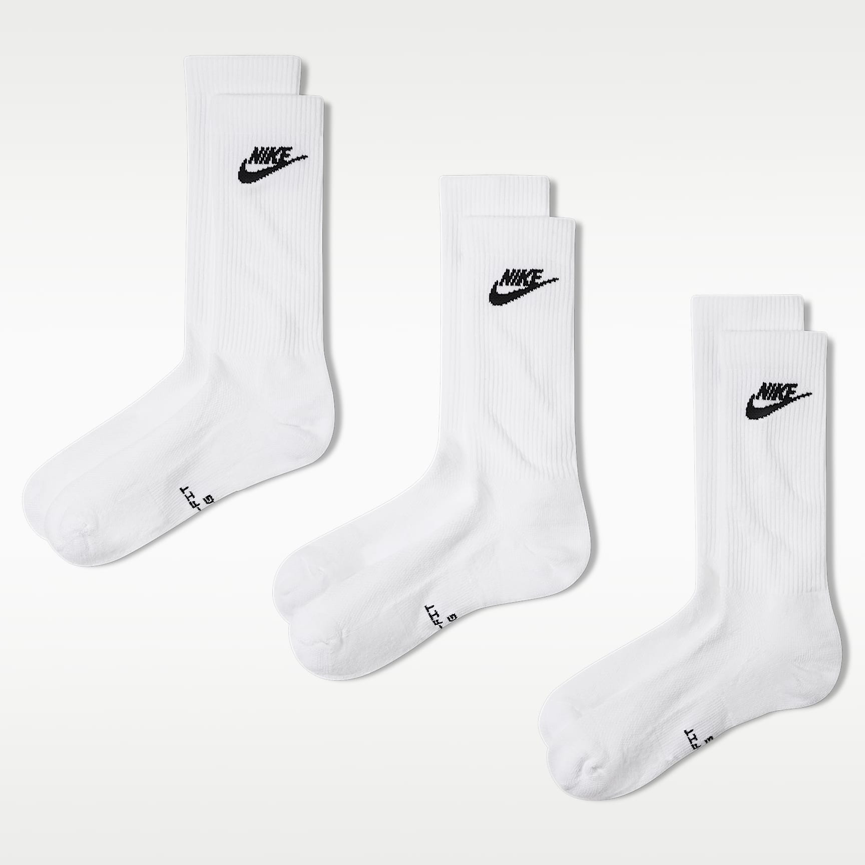 Nike Everyday Elevated Crew Socks (3 Pairs)