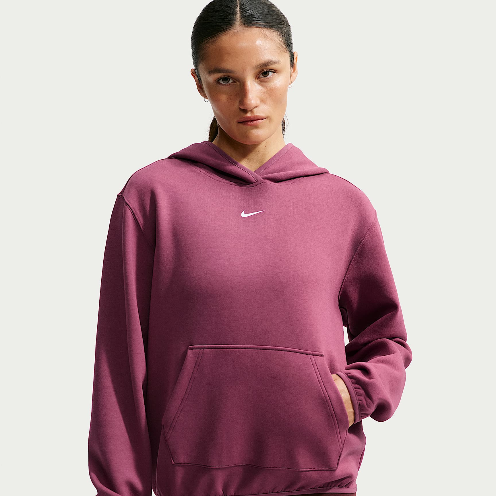 Nike Studio Fleece Sport Women's Dri-FIT Pullover Hoodie