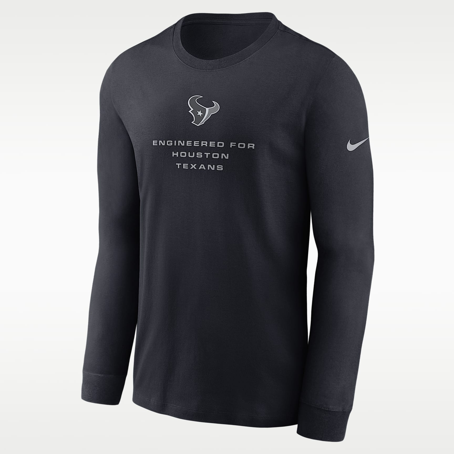 Houston Texans Team Issue Men's Nike Dri-FIT NFL Long-Sleeve T-Shirt