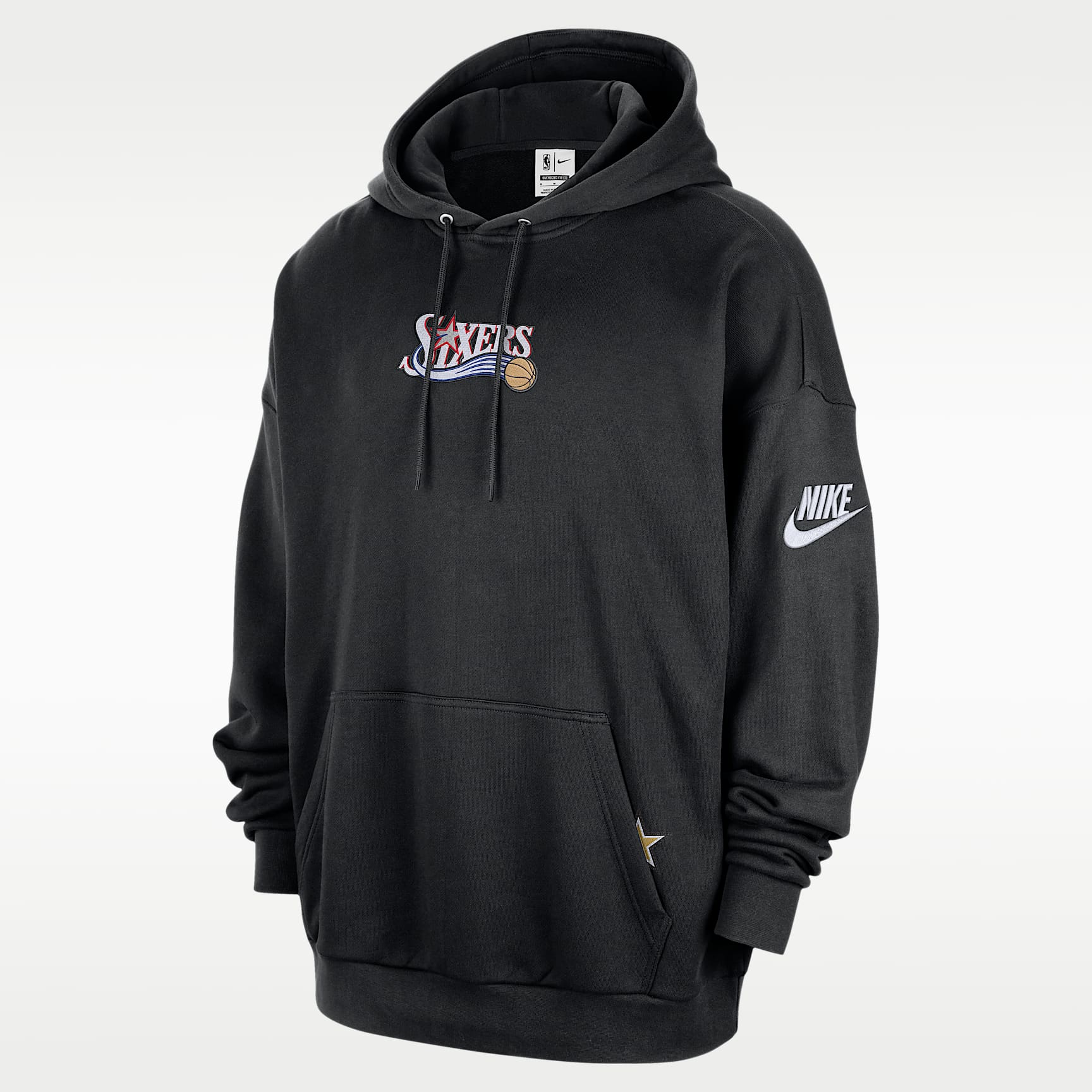 Philadelphia 76ers 2025/26 Hardwood Classics Men's Nike Club NBA Premium Pull-Over Hoodie