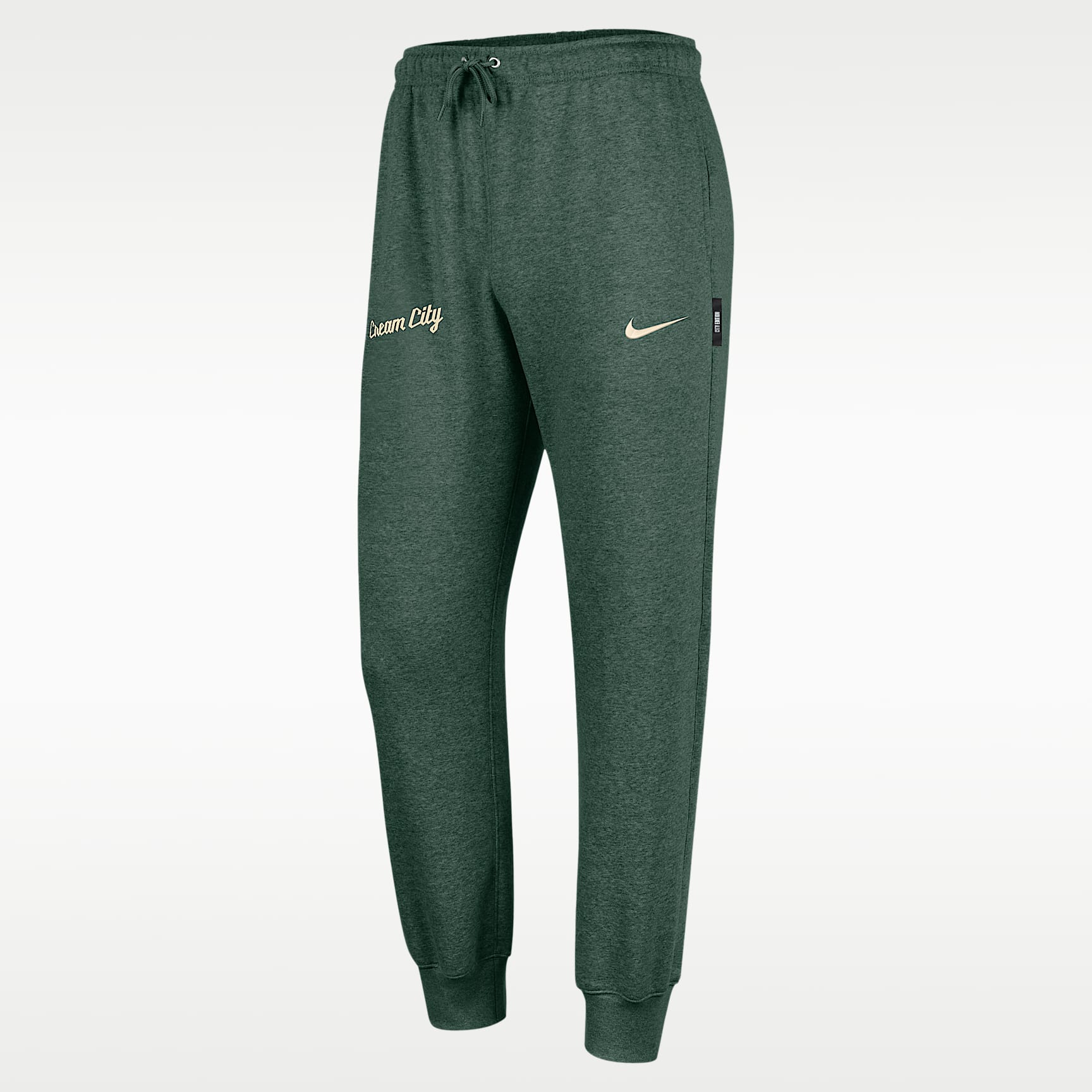 Joggers Club Fleece Nike de la NBA para hombre Milwaukee Bucks City Edition