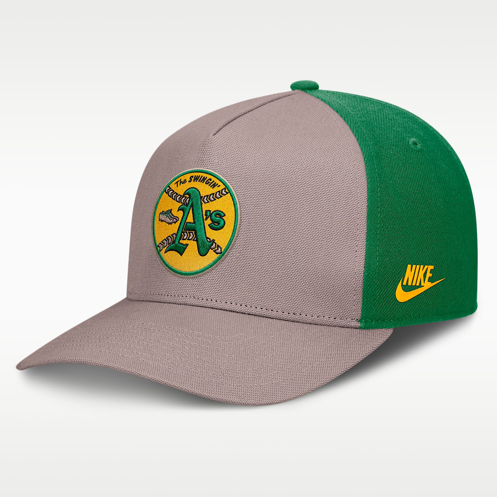Athletics Cooperstown Rise Men's Nike MLB A-Frame Adjustable Hat