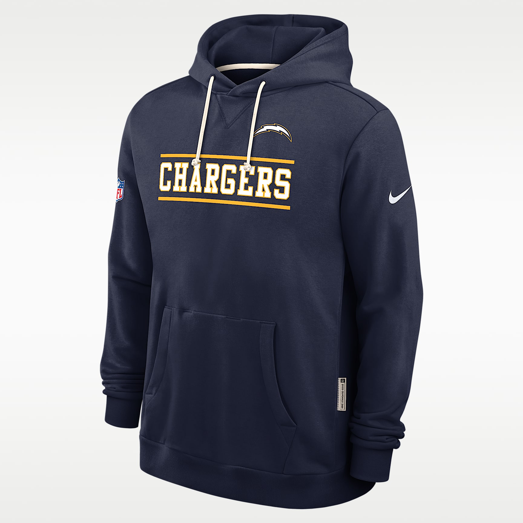 Los Angeles Chargers Alt Standard Issue Men's Nike Dri-FIT NFL Pullover Hoodie