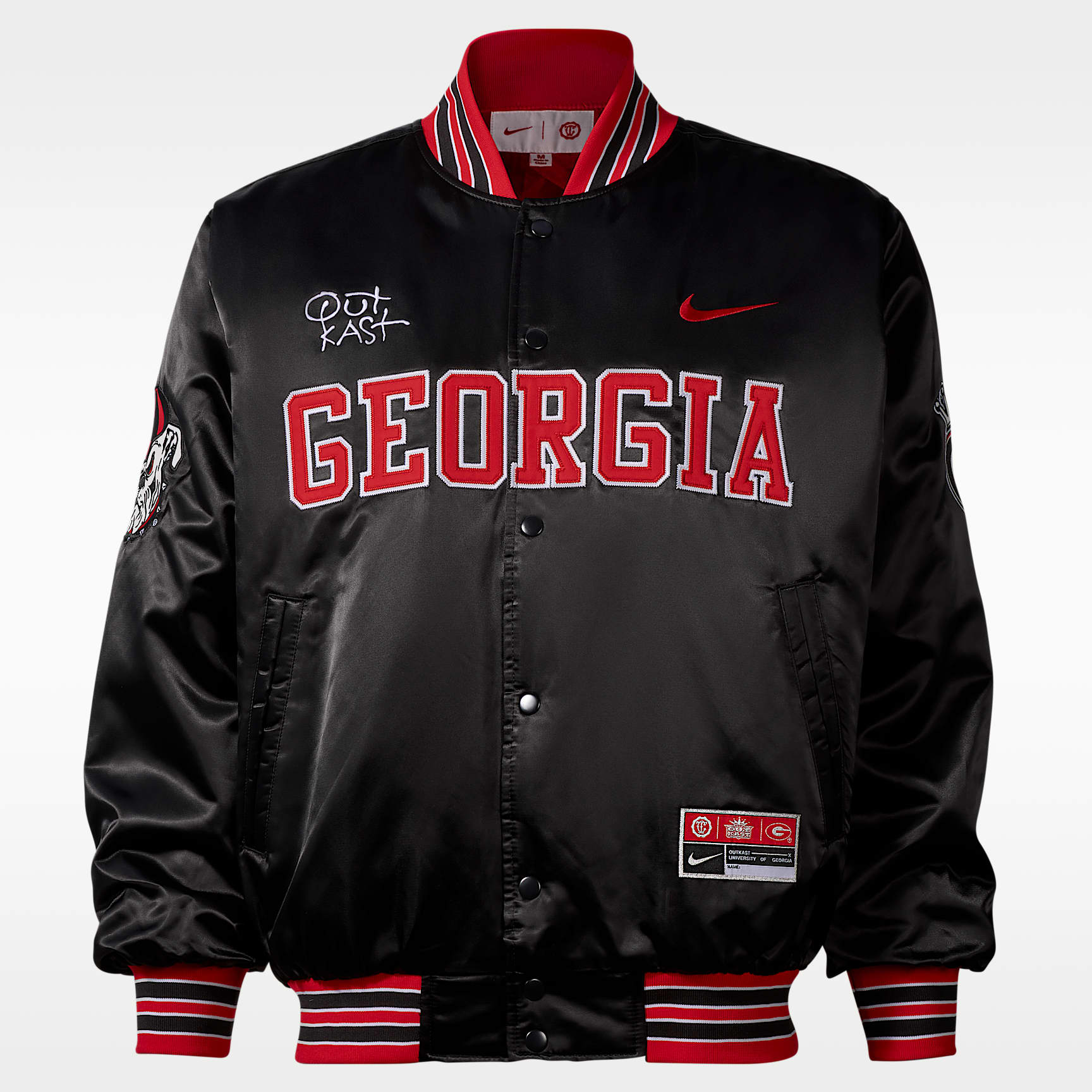 Chamarra bomber satinada Nike x UGA x Outkast