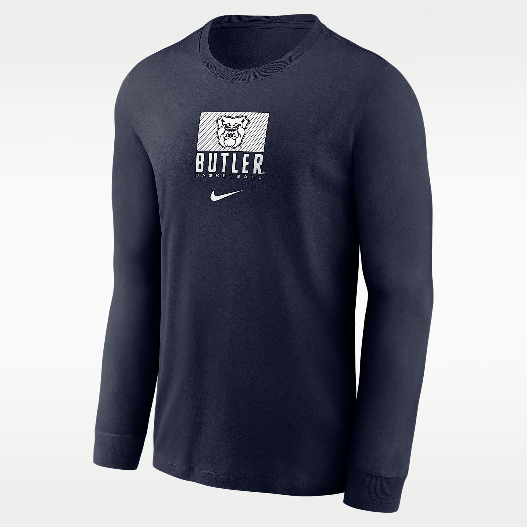Playera universitaria de manga larga Nike Dri-FIT para hombre Butler Basketball Legend