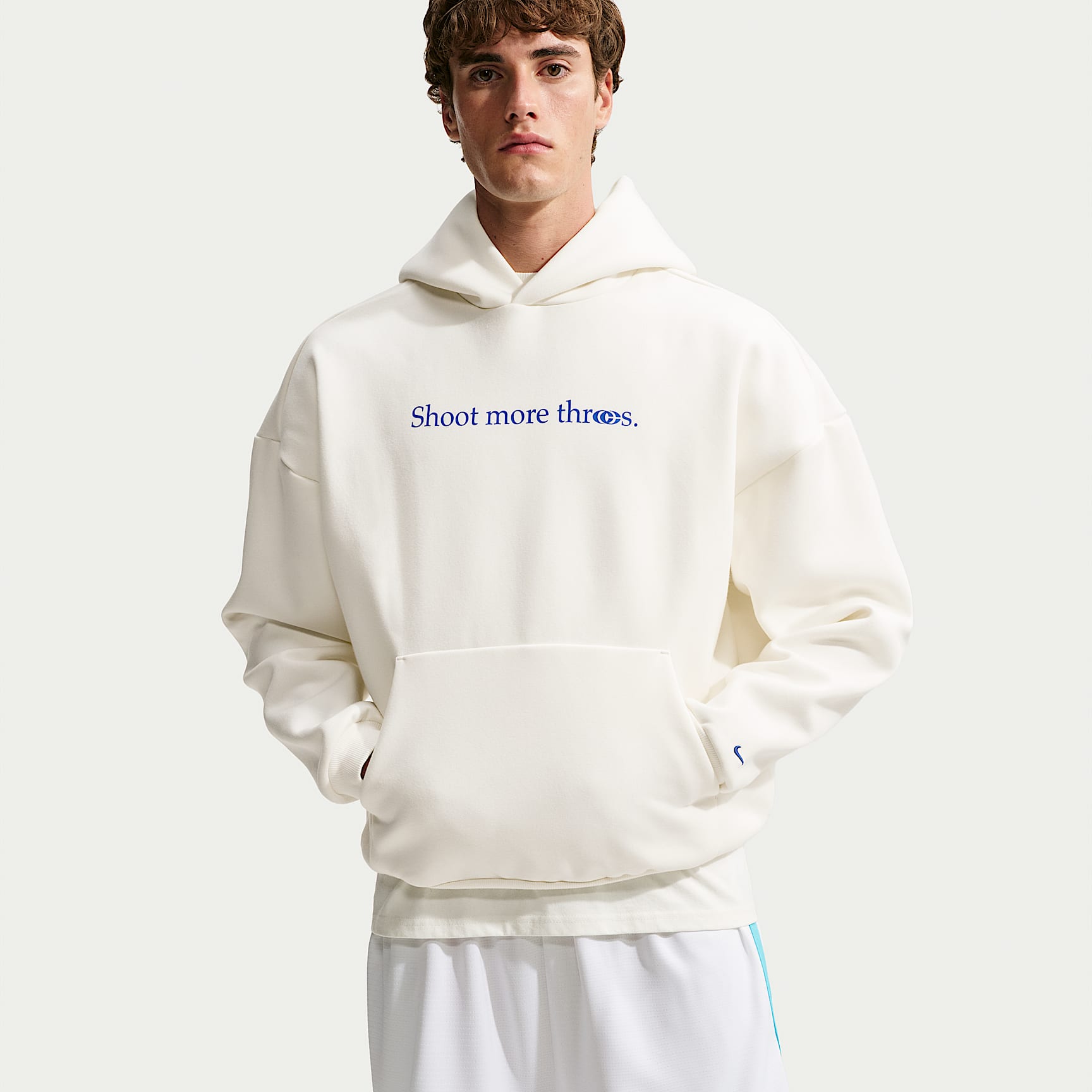 Caitlin Clark Standard Issue Men's Therma-FIT Brushed Basketball Pullover Hoodie