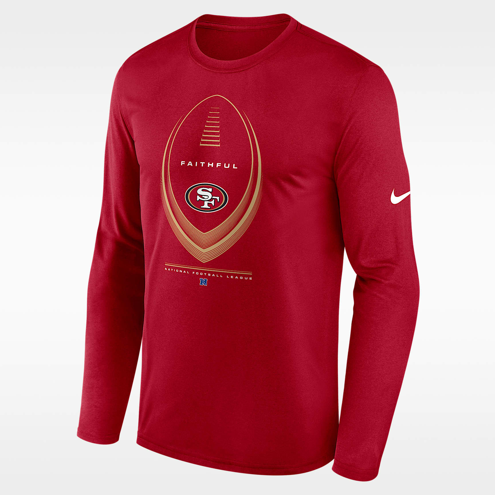 San Francisco 49ers Legend Icon Men's Nike Dri-FIT NFL Long-Sleeve T-Shirt