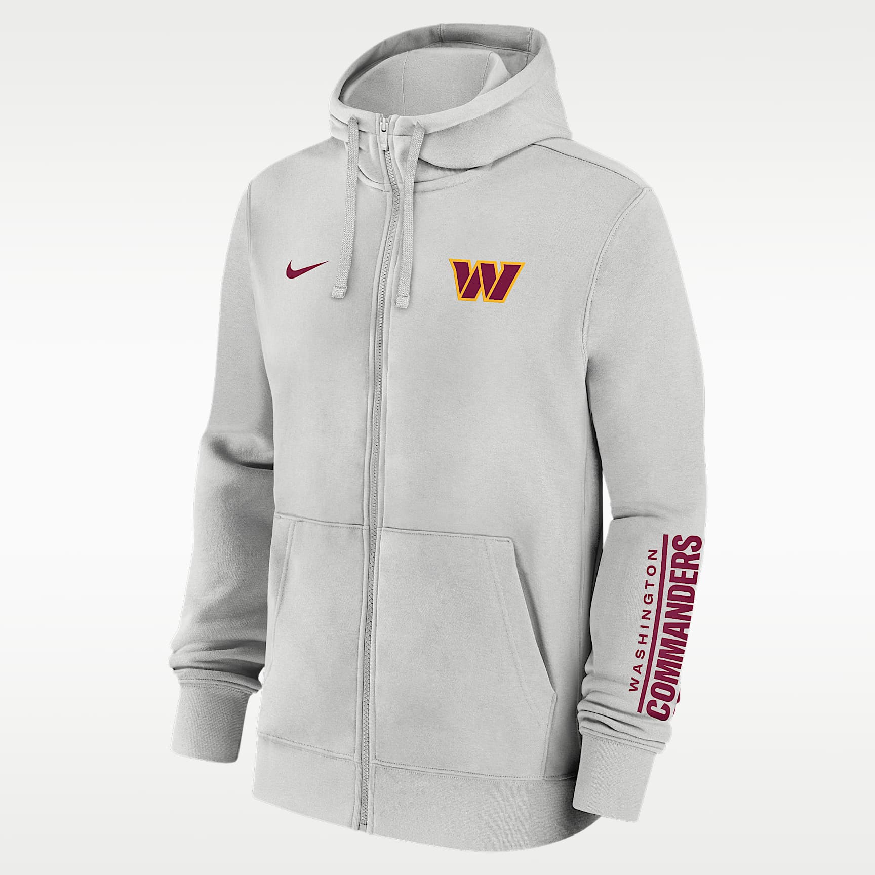 Washington Commanders Club Men's Nike NFL Full-Zip Hoodie