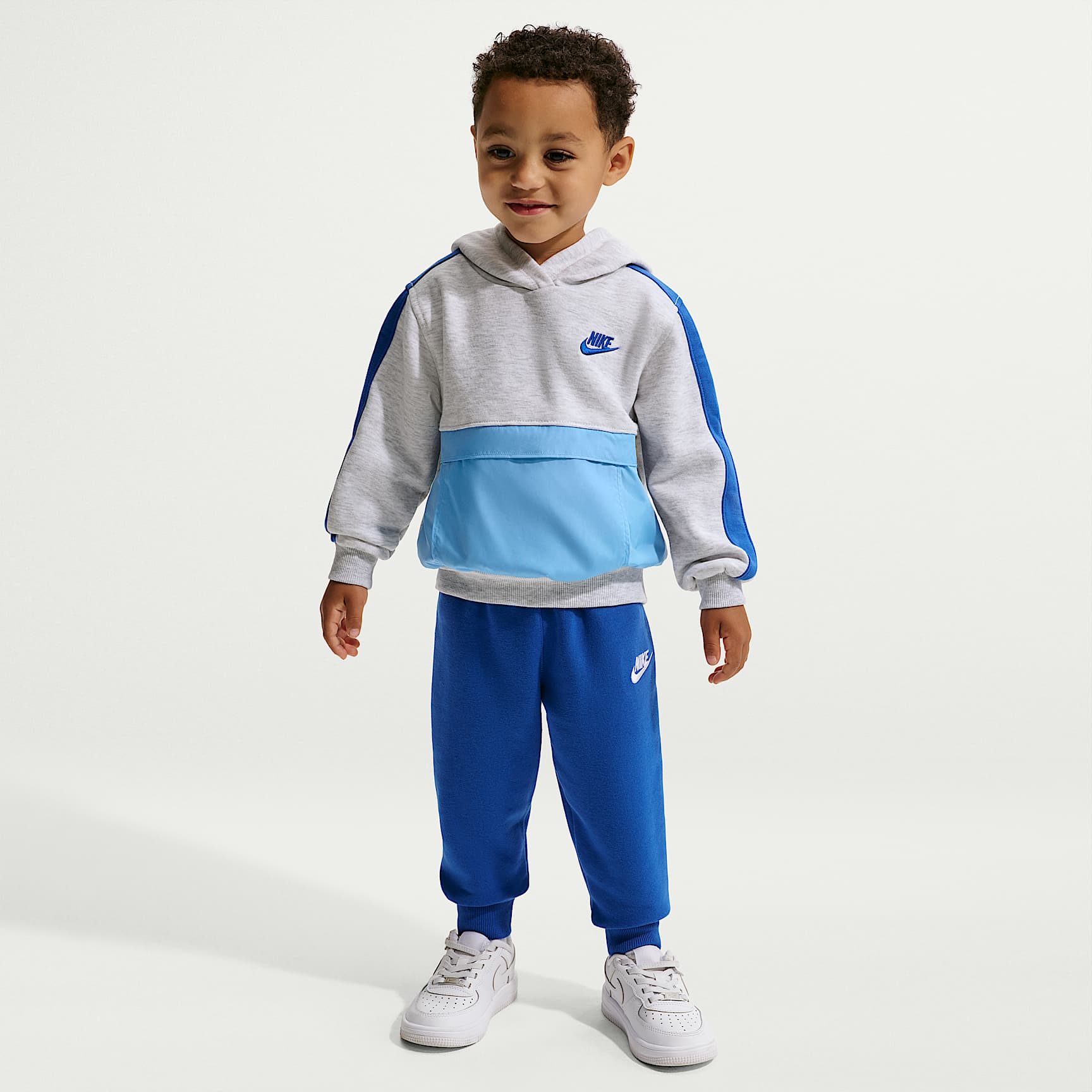 Nike Sportswear Mixed Set med huvtröja i fleece för små barn