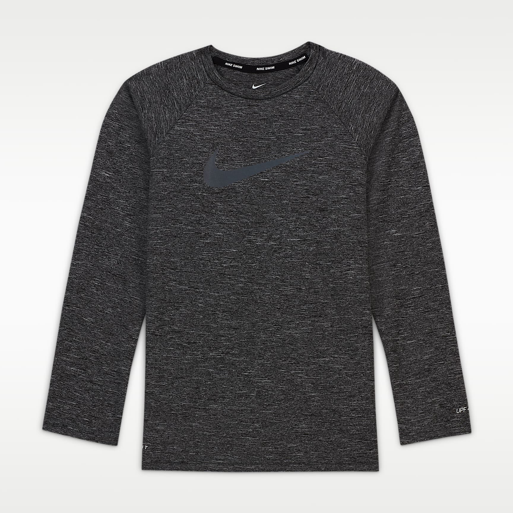 Playera de manga larga Dri-FIT UV para niño talla grande Nike Swim Hydroguard Essential
