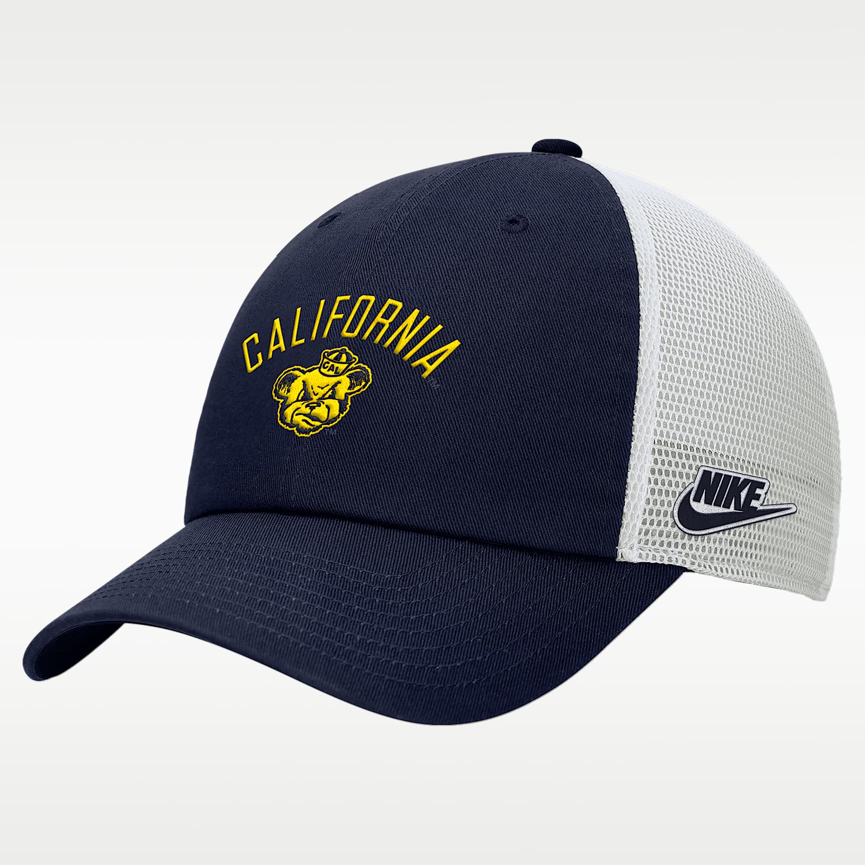 Gorra de rejilla sin estructura Nike College (Cal)