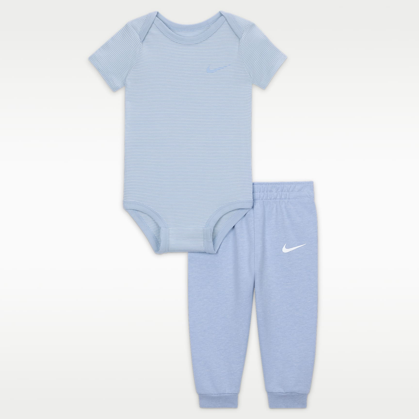 Nike Baby Striped Bodysuit and Joggers Set