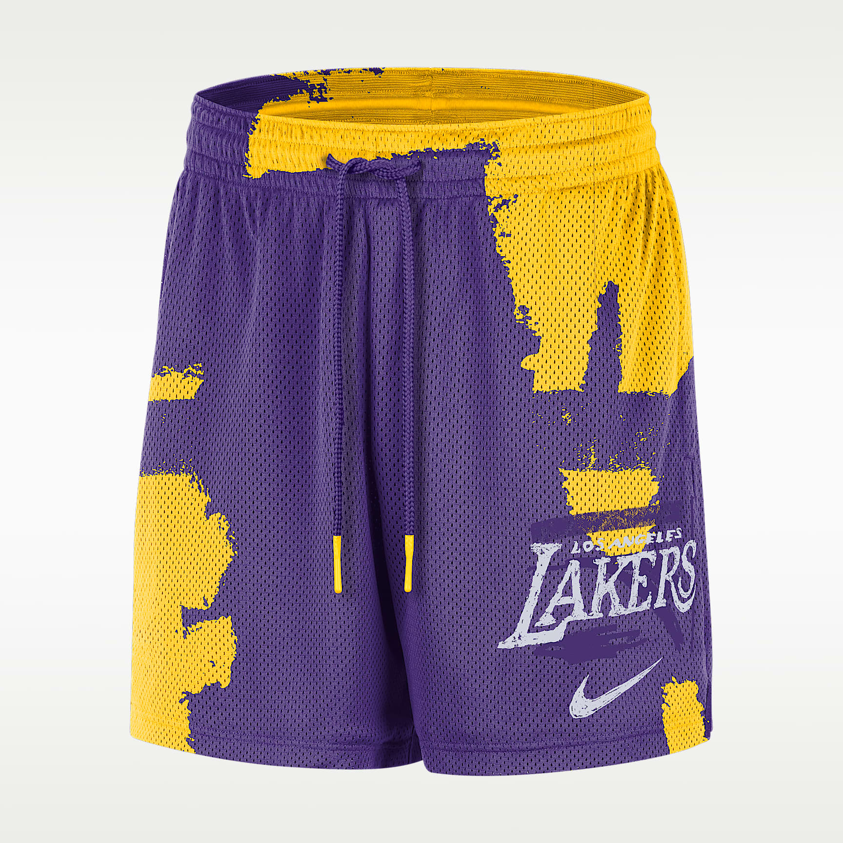Los Angeles Lakers Courtside Men's Jordan Dri-FIT NBA Mesh Practice Shorts