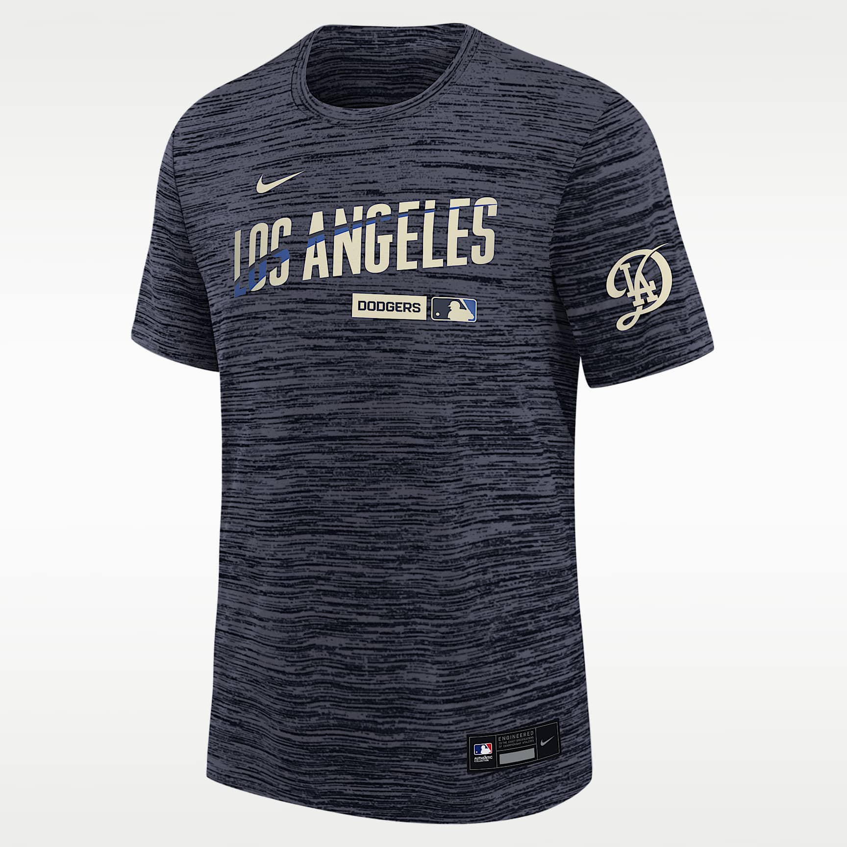 Los Angeles Dodgers Authentic Collection City Connect Veloctiy Big Kids' Nike Dri-FIT MLB T-Shirt