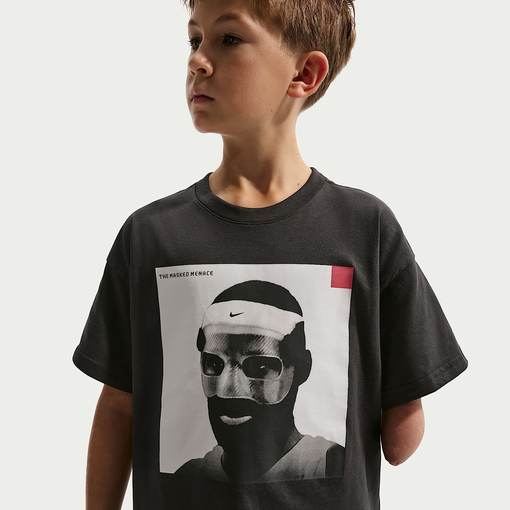 LeBron "Masked Menace" Kids' Basketball T-Shirt