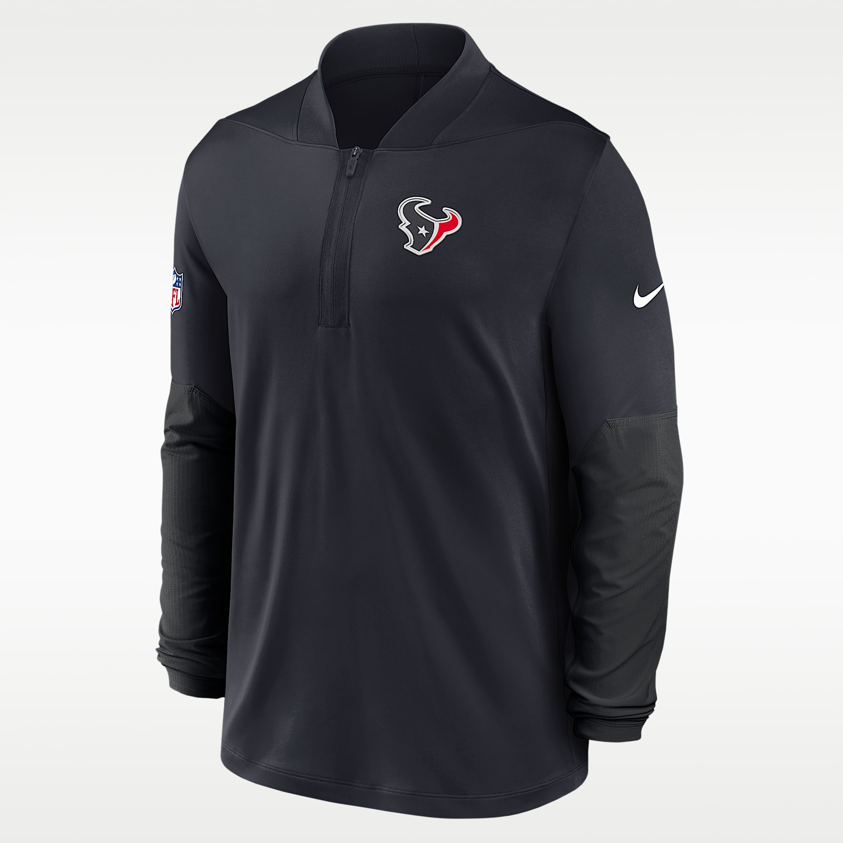 Houston Texans Feel The Pressure Men's Nike Dri-FIT NFL 1/2-Zip Top