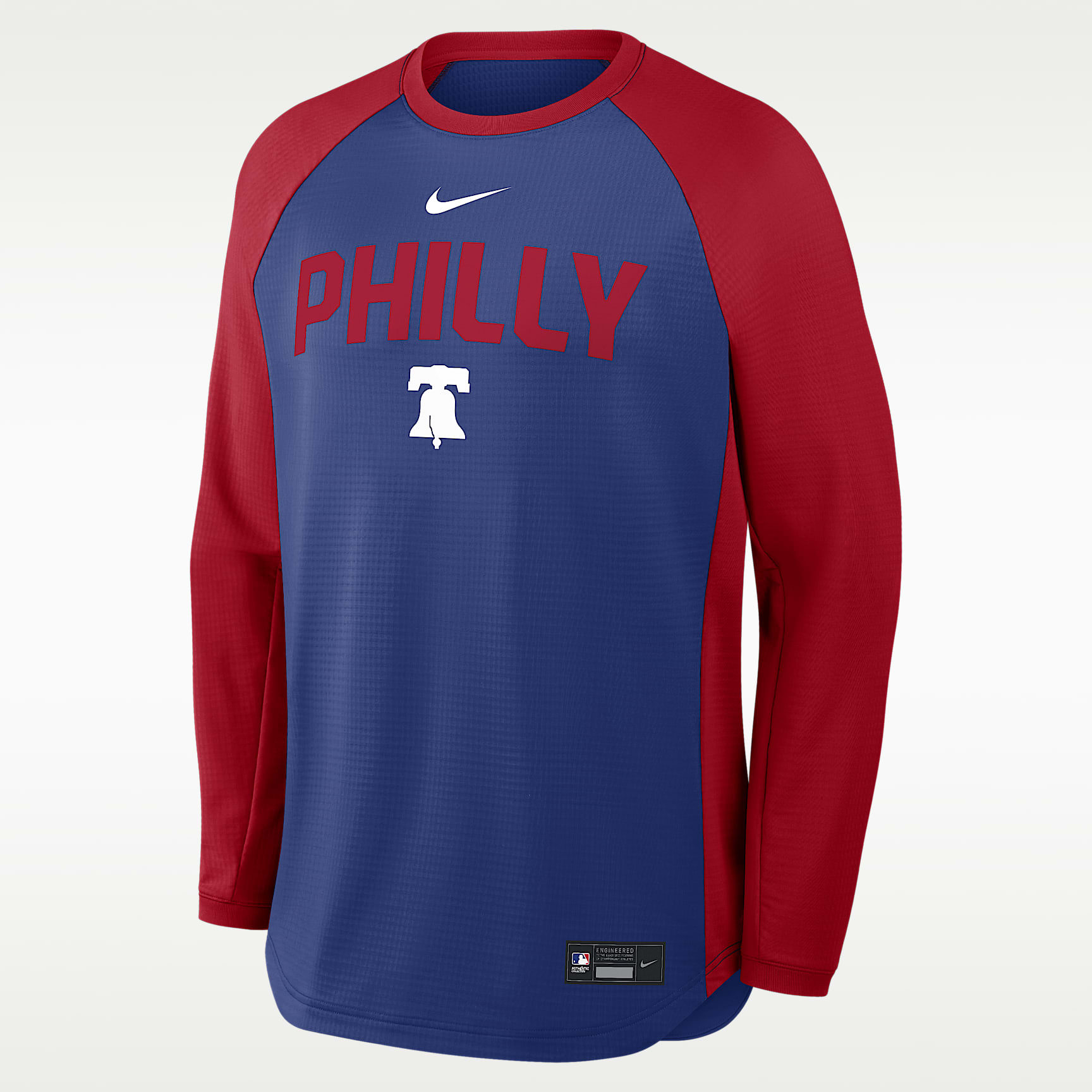Philadelphia Phillies Authentic Collection Men's Nike Dri-FIT Pullover Crew