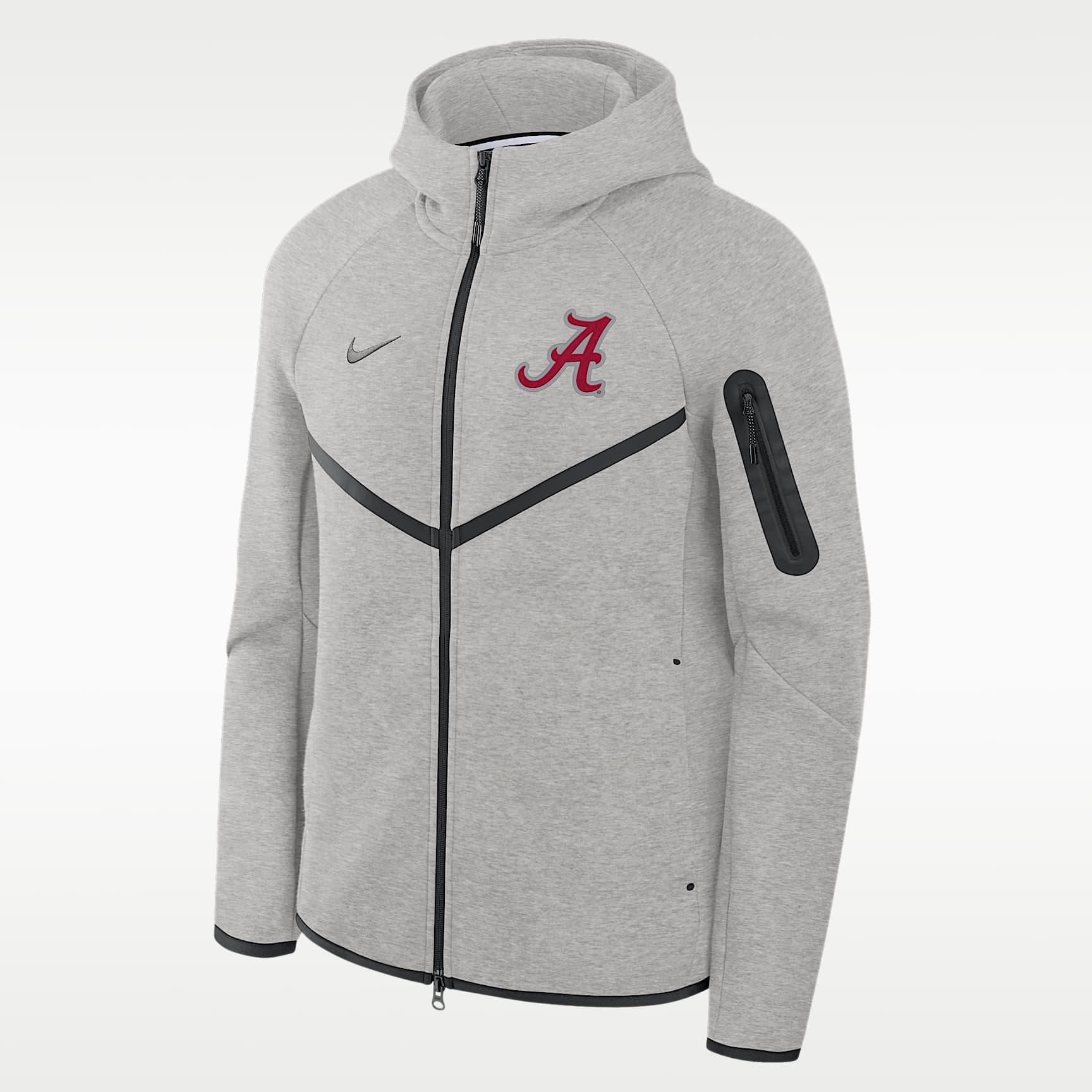 Alabama Tech Fleece Windrunner Men's Nike College Full-Zip Hooded Jacket