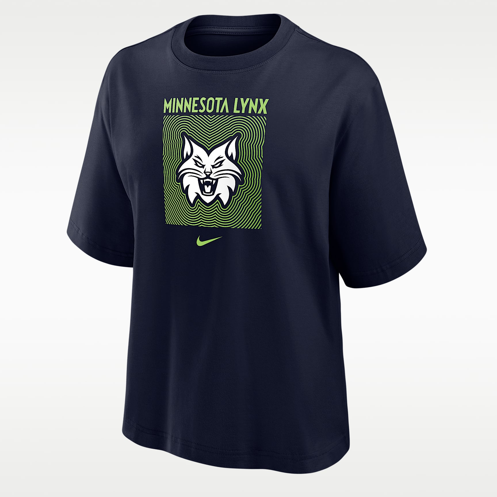 Playera Nike de la WNBA de corte cuadrado para mujer Minnesota Lynx