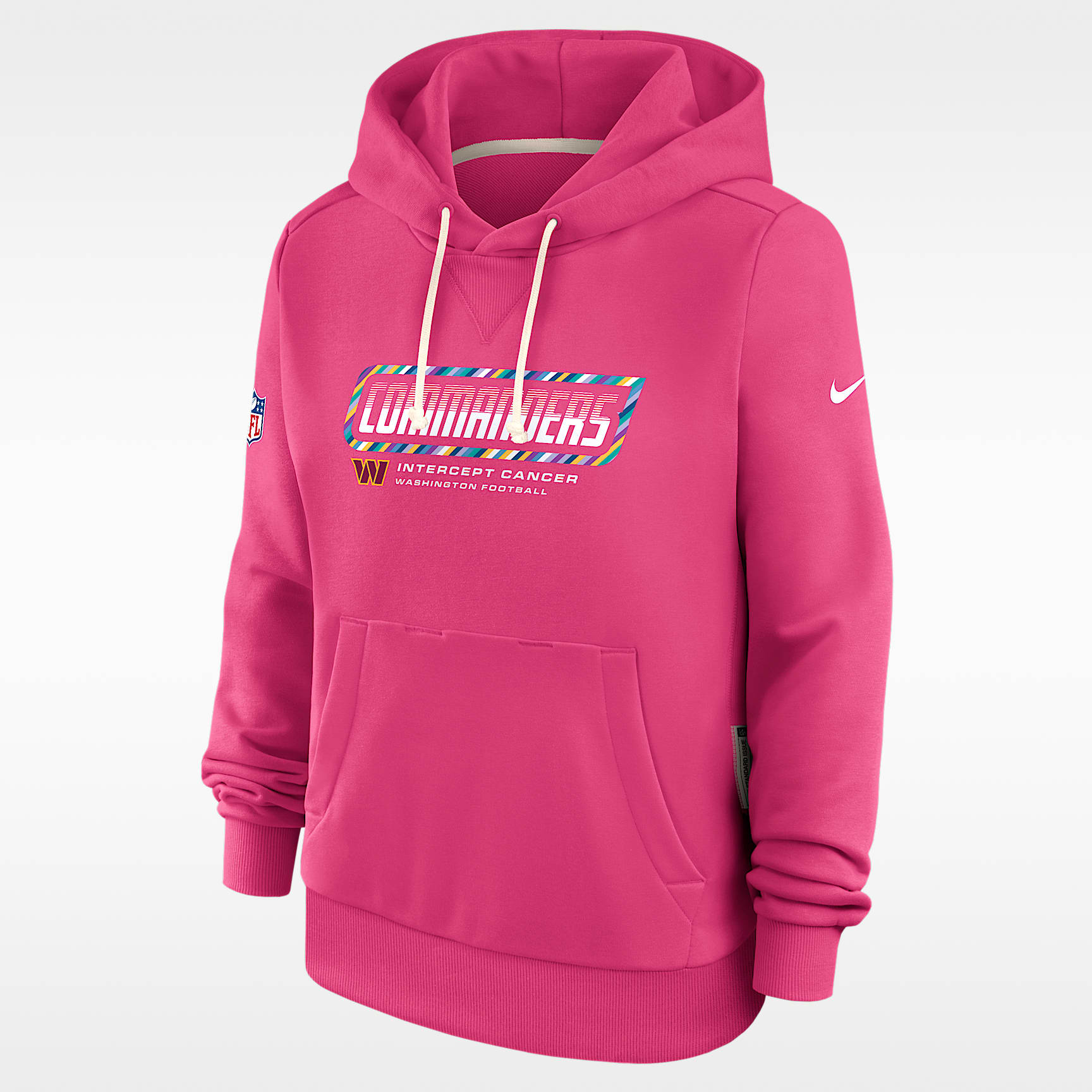 Washington Commanders Crucial Catch Standard Issue Women's Nike Dri-FIT NFL Pullover Hoodie