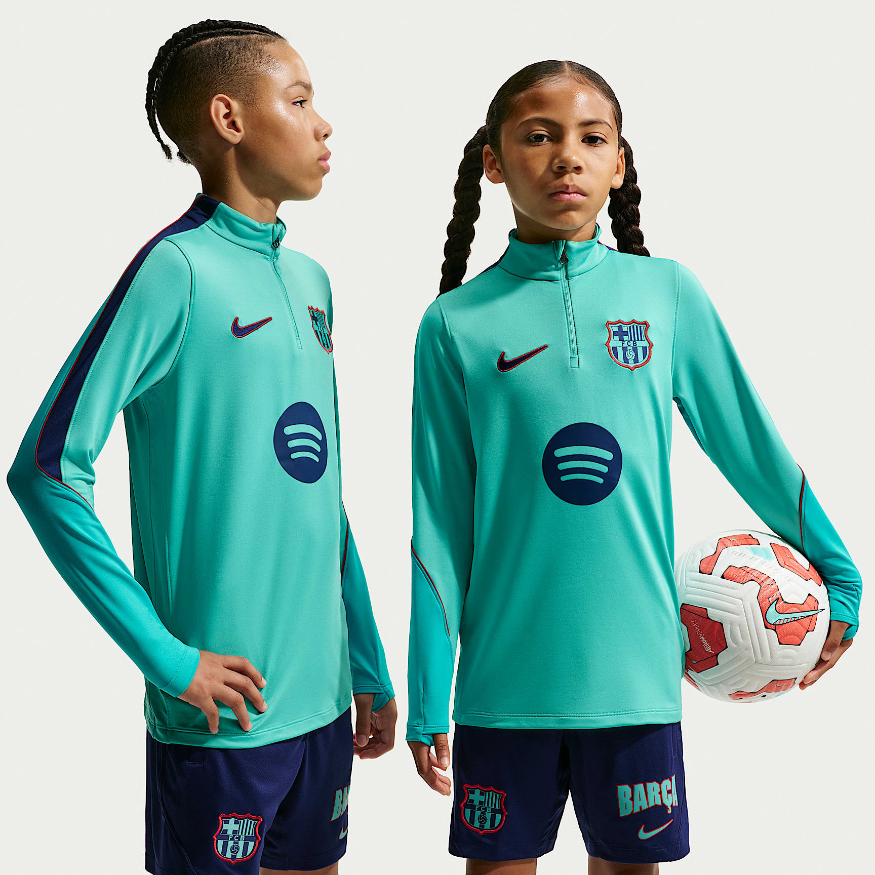 F.C. Barcelona Strike Third Older Kids' Nike Dri-FIT Football Knit Drill Top