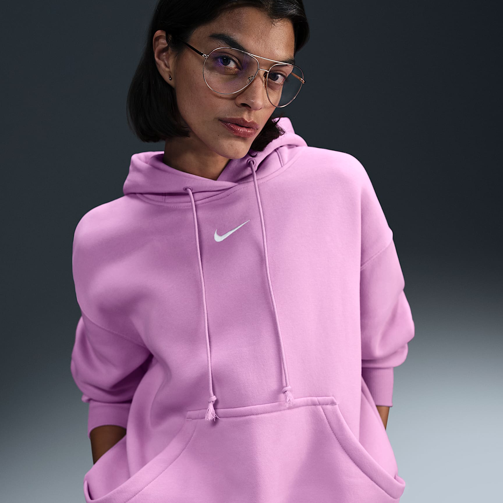 Sudadera con gorro sin cierre oversized para mujer Nike Sportswear Phoenix Fleece