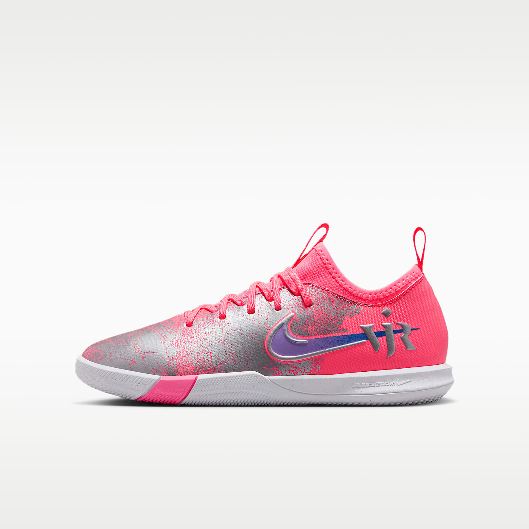 Nike Jr. Mercurial Vapor 16 Academy "Vini Jr." Big Kids' Indoor/Court Low-Top Soccer Shoes