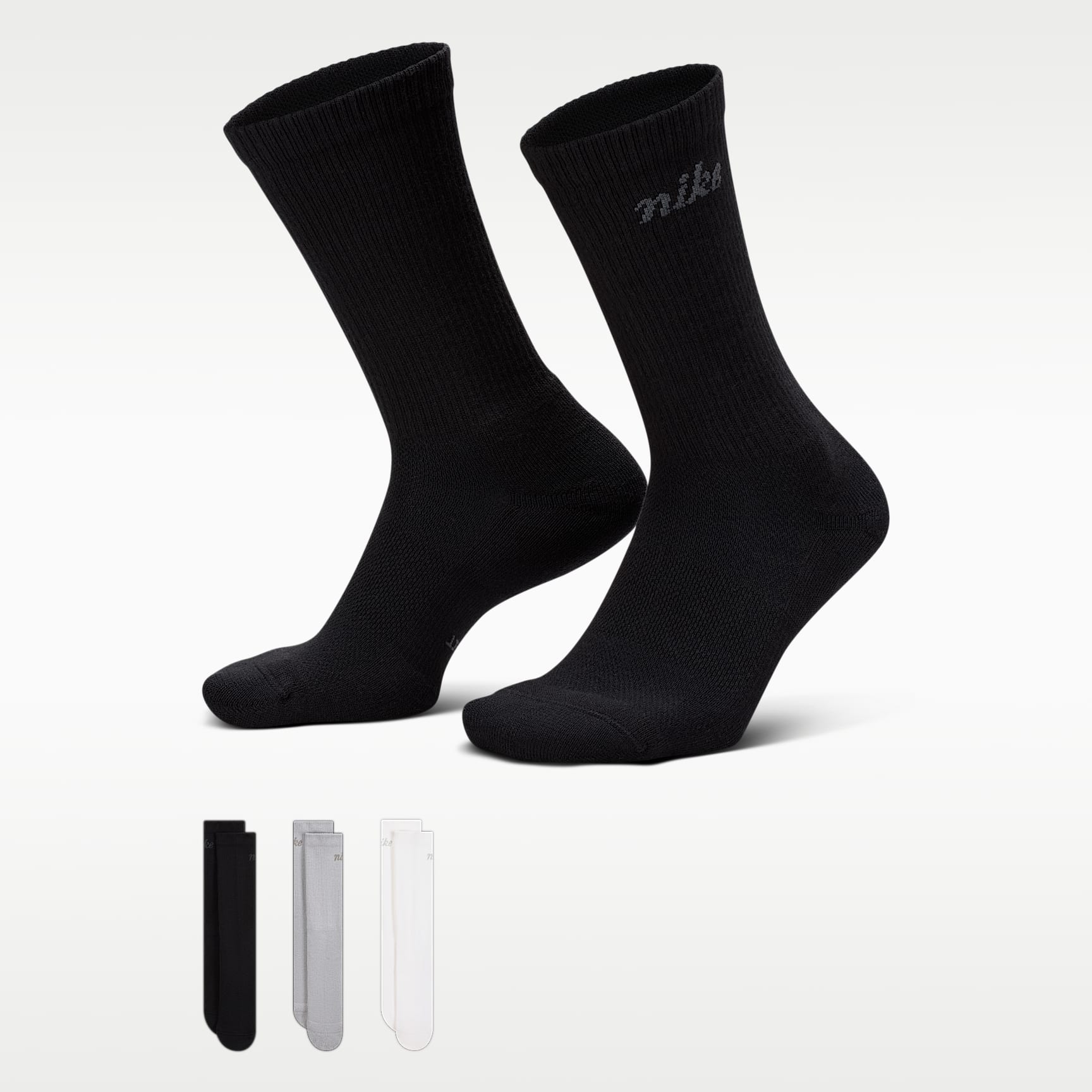 Nike Everyday Elevated Crew Socks (3 Pairs)
