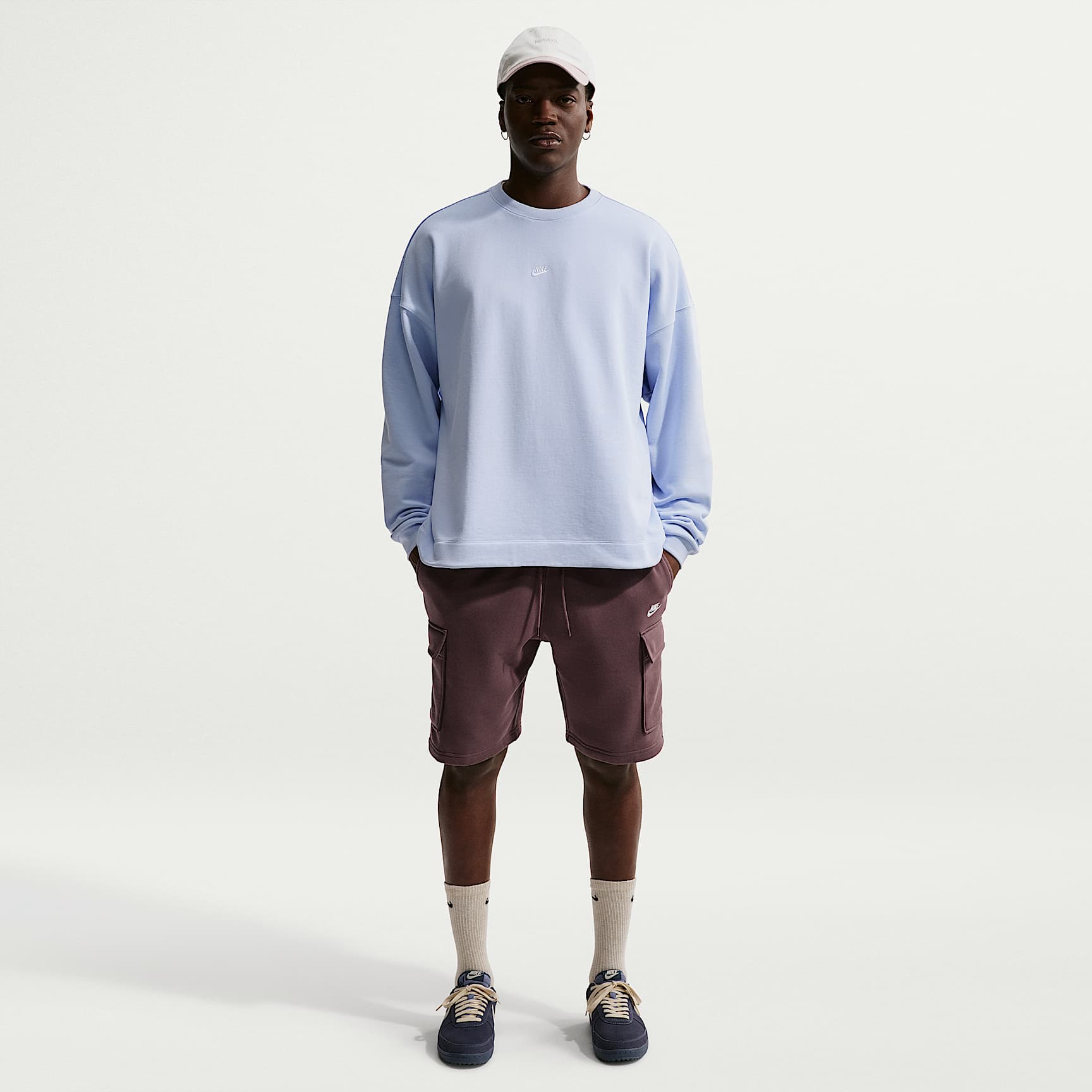 Shorts cargo de tejido Fleece para hombre Nike Club