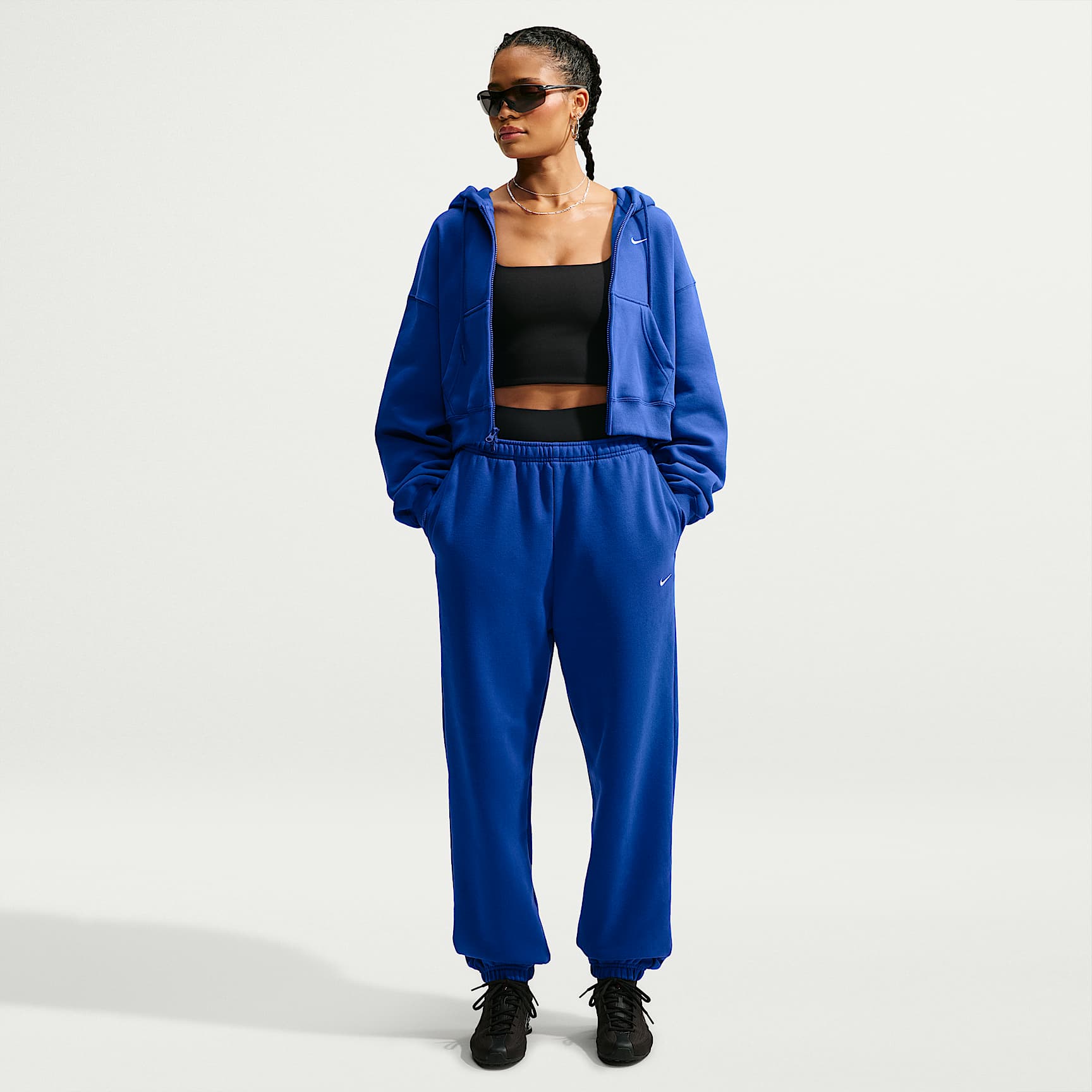 Nike Studio Fleece Medium Weight Women's High-Rise Oversized Cuffed Pants