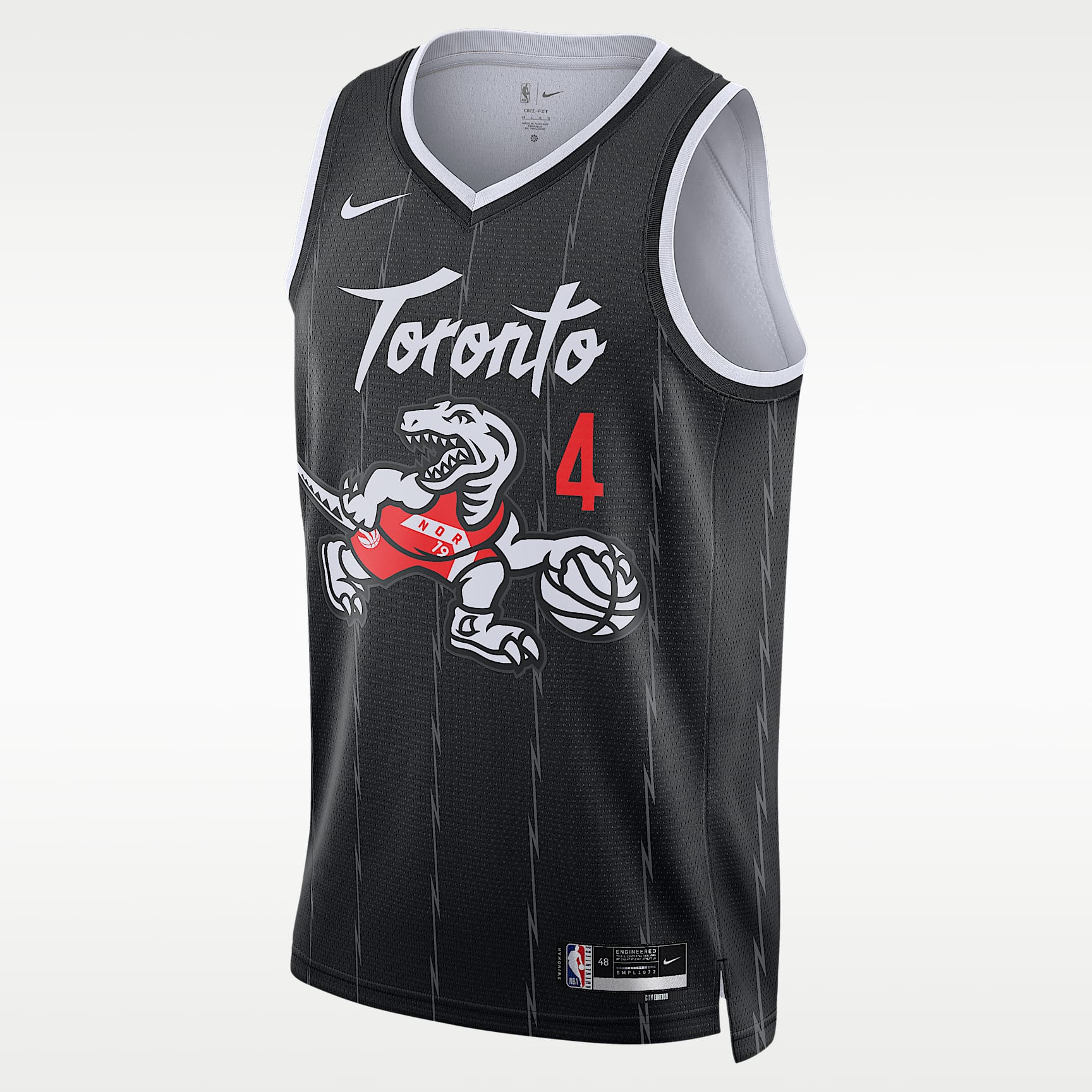 Jersey Nike de la NBA Swingman para hombre Scottie Barnes Toronto Raptors City Edition