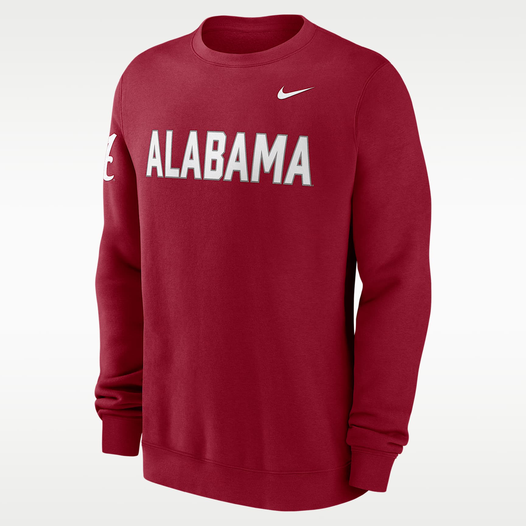 Alabama Sideline Club Men's Nike College Pullover Crew